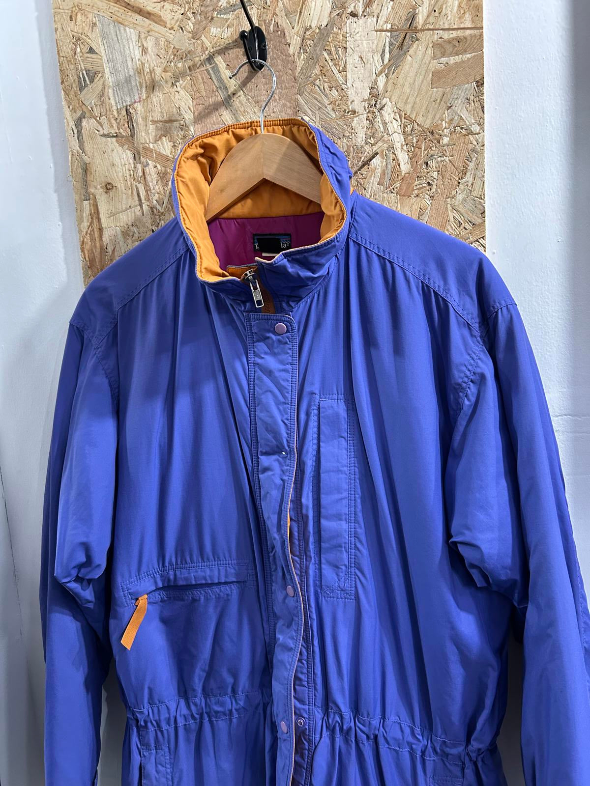 Vintage 90s Patagonia Ski Jacket Womens Medium Made In USA Purple Orange