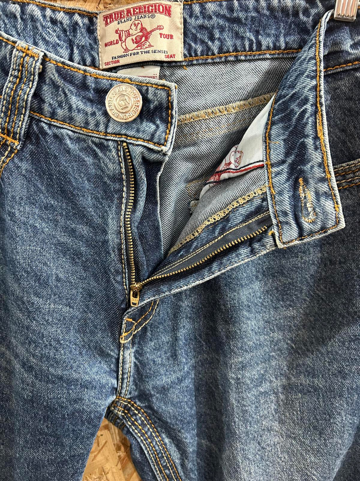 True Religion Ricky Jeans W30 L30 Made In USA Blue Zip Fly Vintage