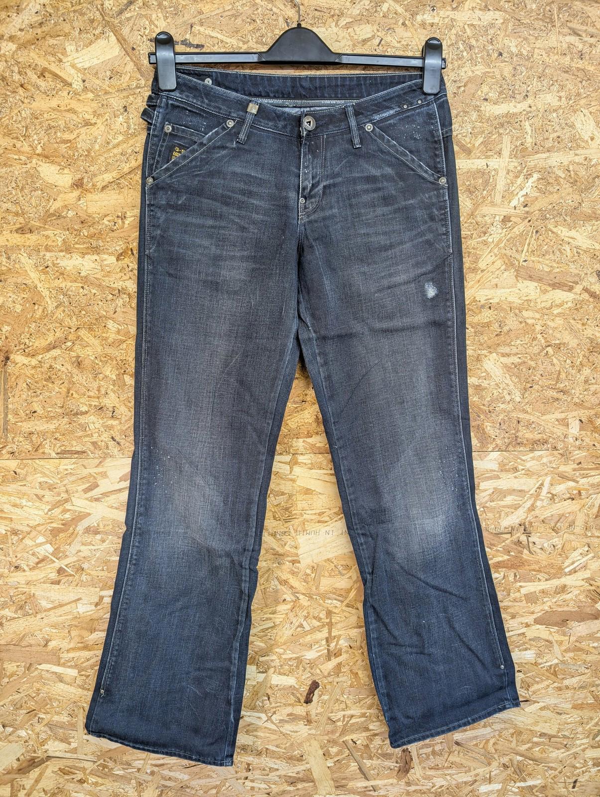 G-Star Raw Medin Jeans W27 L32 Women Straight Fit Navy Blue Loose Fit Denim