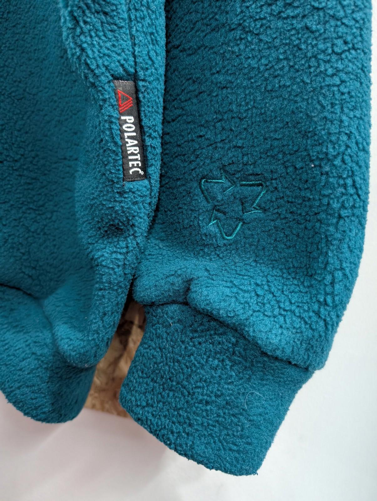 Berghaus 90s Fleece Jacket Large Men Polartec Vintage Full Zip Teal Green Hiking
