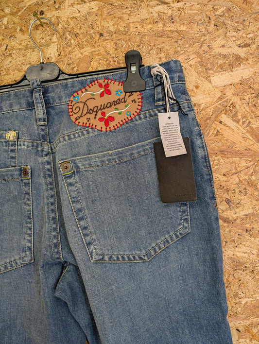 Dsquared 2 Jeans Mens Size W32 L33 Vintage Jeans Totem Pole Jewels Mens New Tags