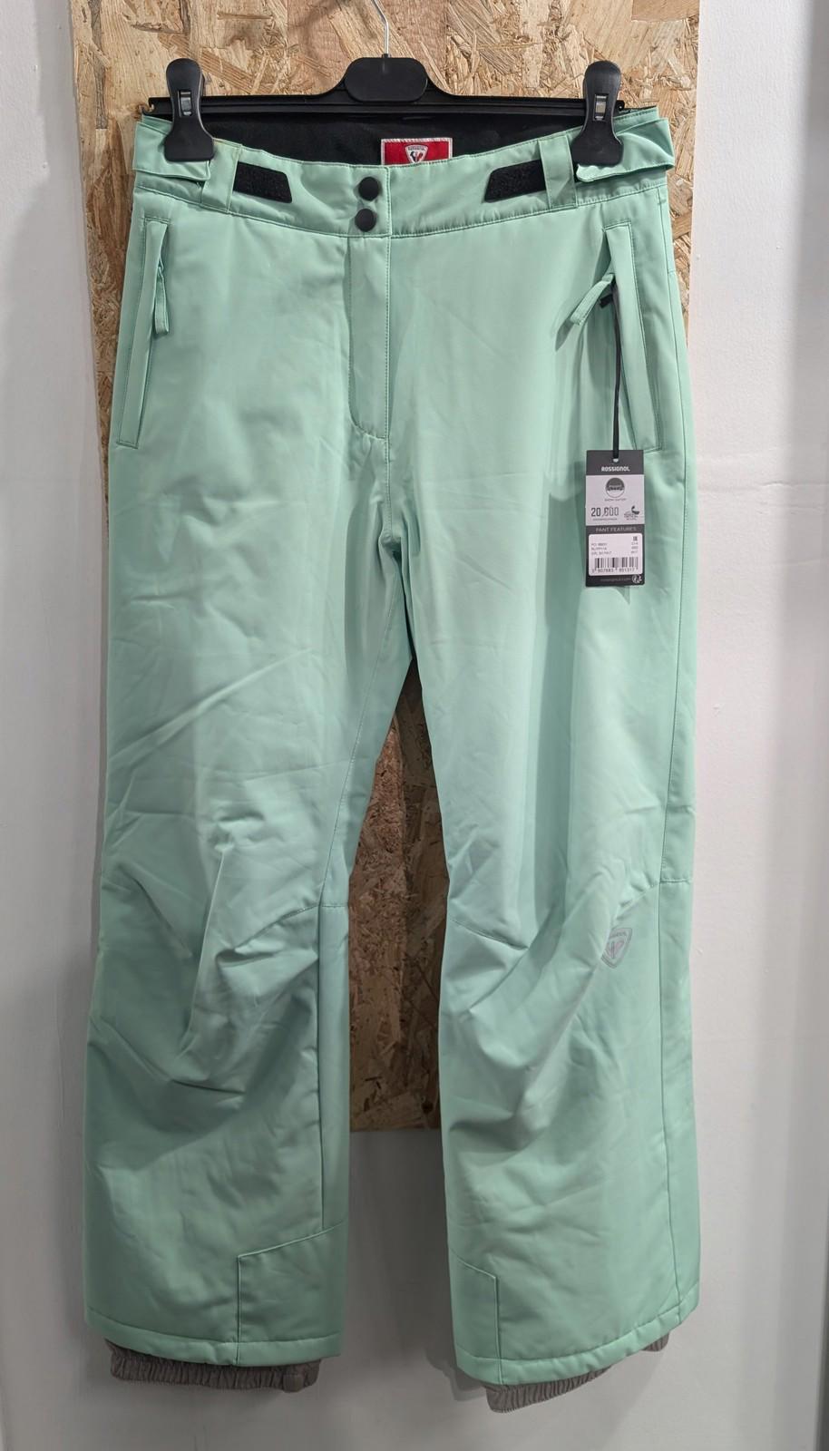 Rossignol Ski Salopette Trousers Small W28 L29 Green Waterproof Winter Snowboard