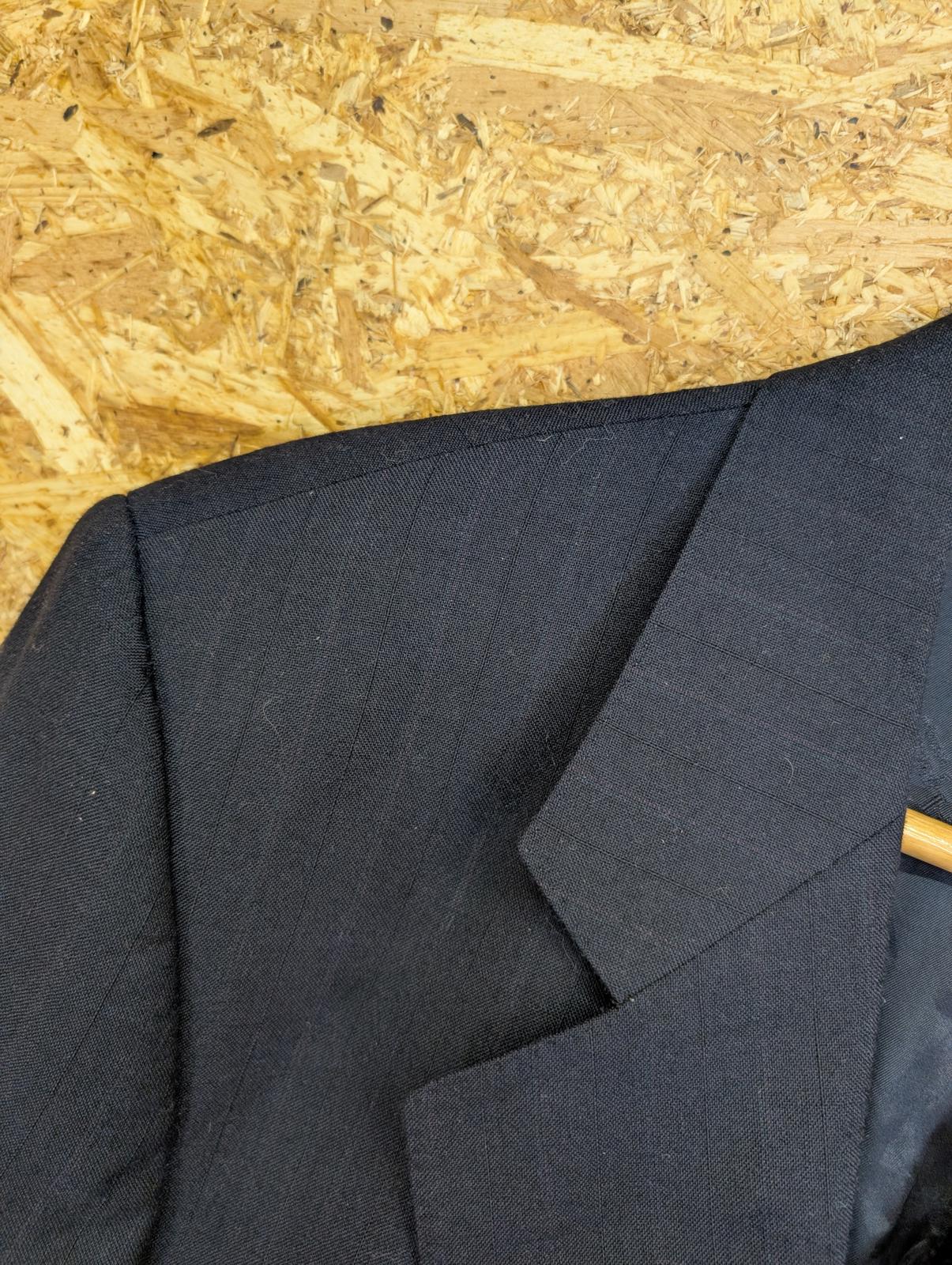 Aquascutum Pure New Wool Blazer 44R XL Navy Blue Jacket Mod Retro Smart
