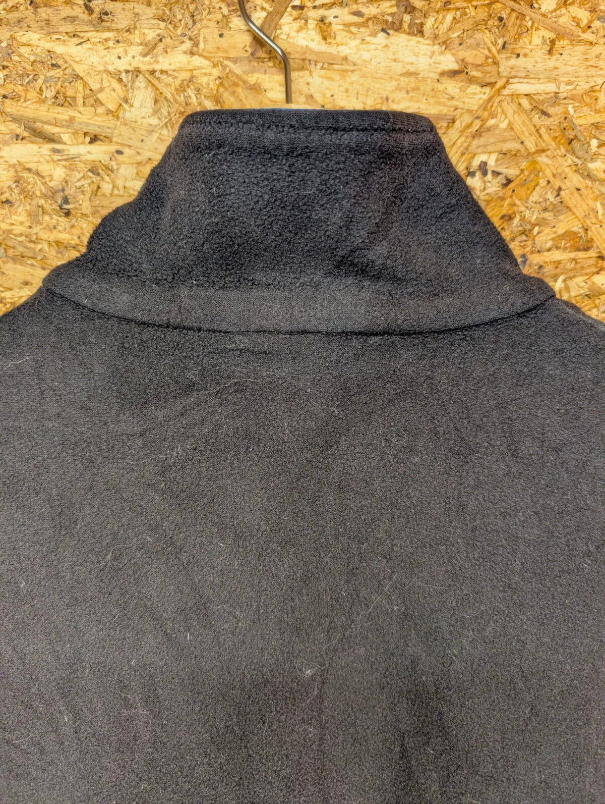 Patagonia Capilene 1/4 Zip Fleece Mens Large Black Hiking Walking USA Made 90s
