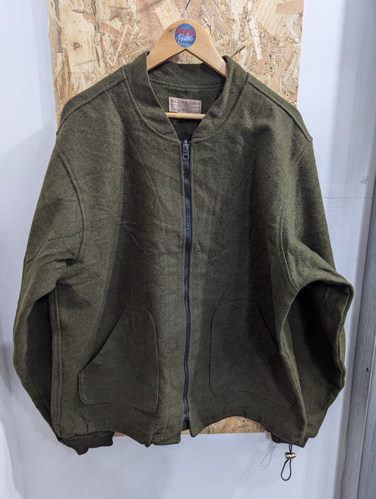 Filson 122 Mackinaw Wool Jacket Liner Forest Green Zip Outdoor Body Warmer XL