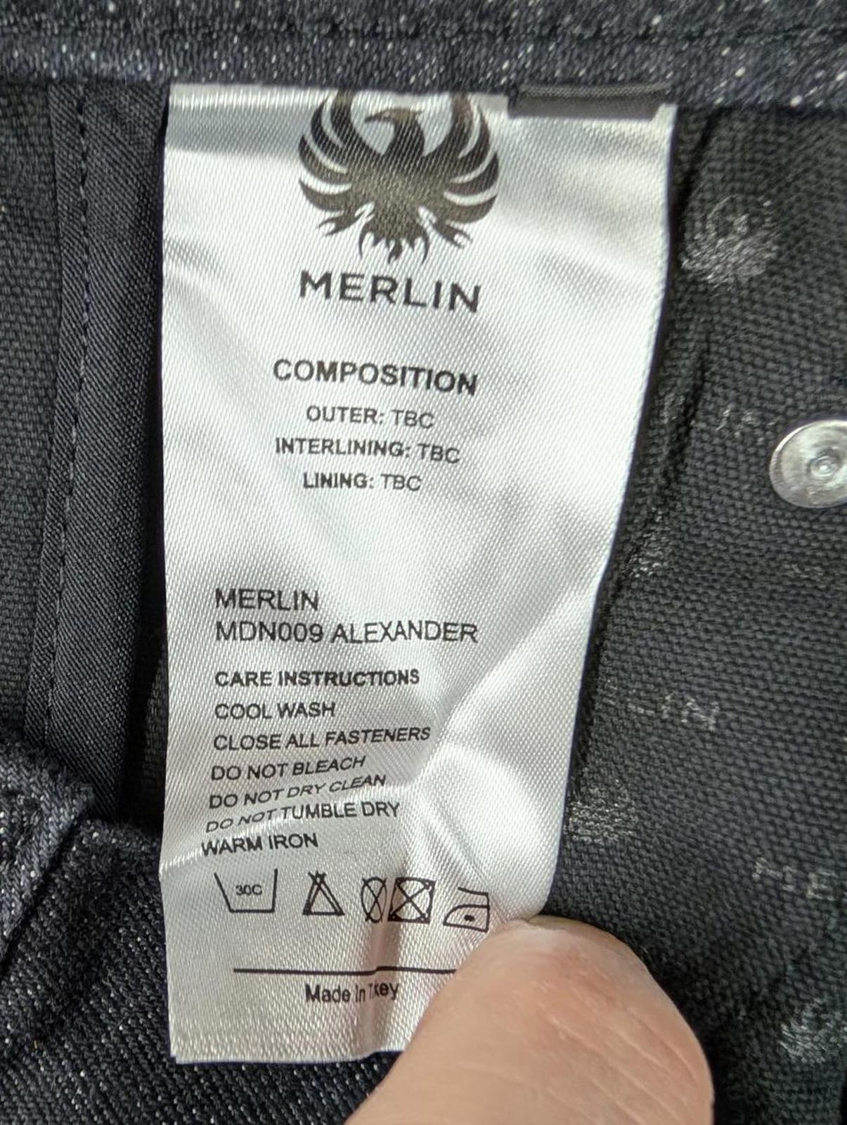 Merlin Alexander Riding Jeans Size W32 L32 Men Motorcycle Grey Black Denim New