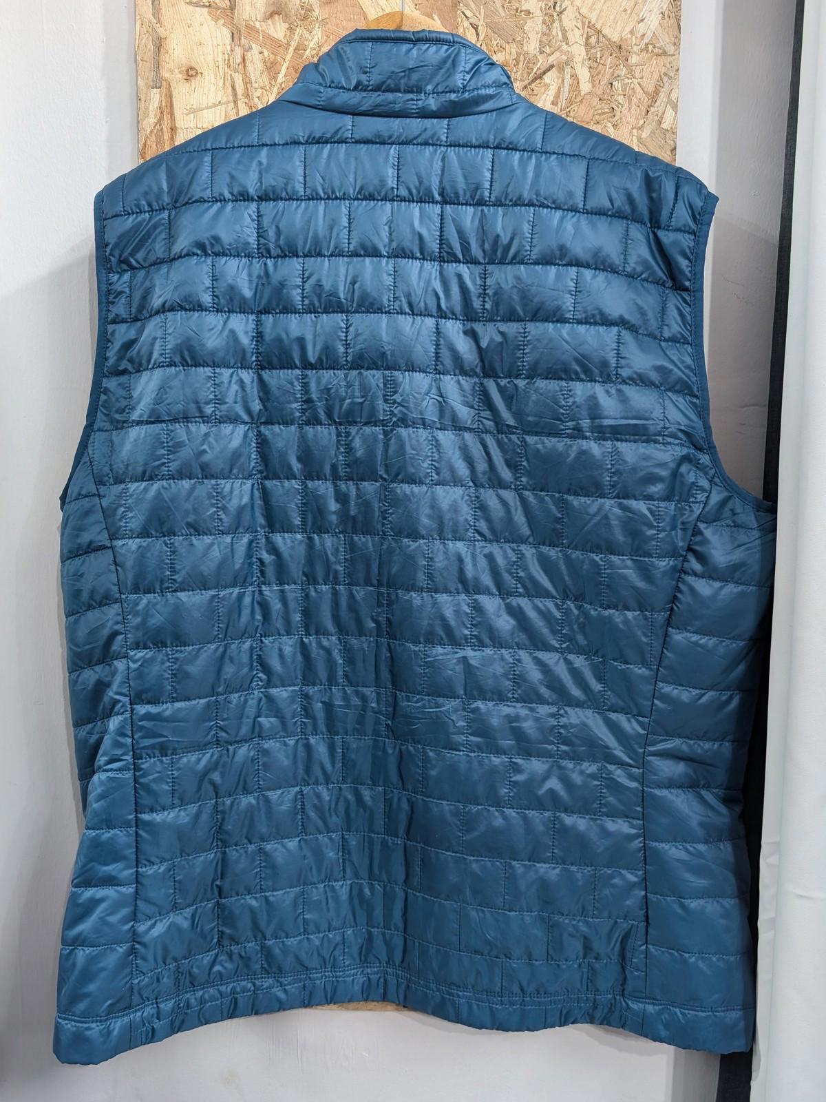 Patagonia Nano Puff Vest XXL Men Puffer Quilt Gilet Blue Lightweight Bodywarmer