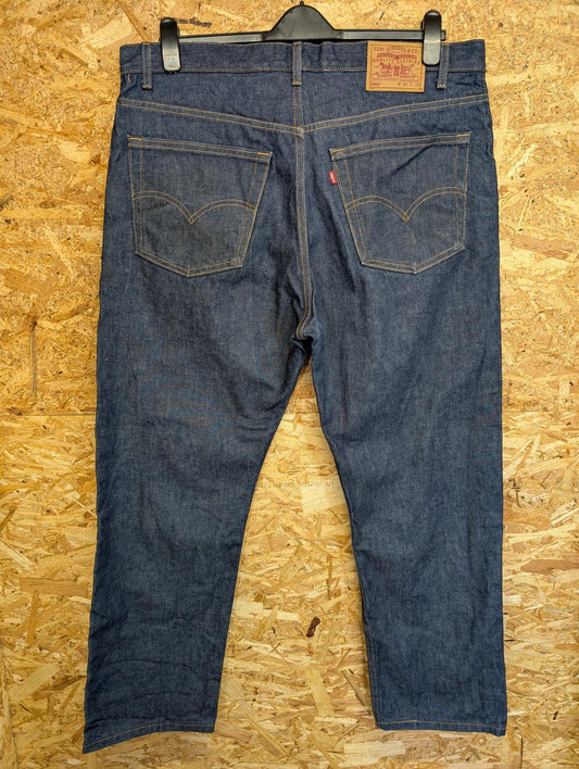 Levis 505 Jeans W40 L30 Made in USA Vintage 90s Rigid Blue Denim Straight Leg