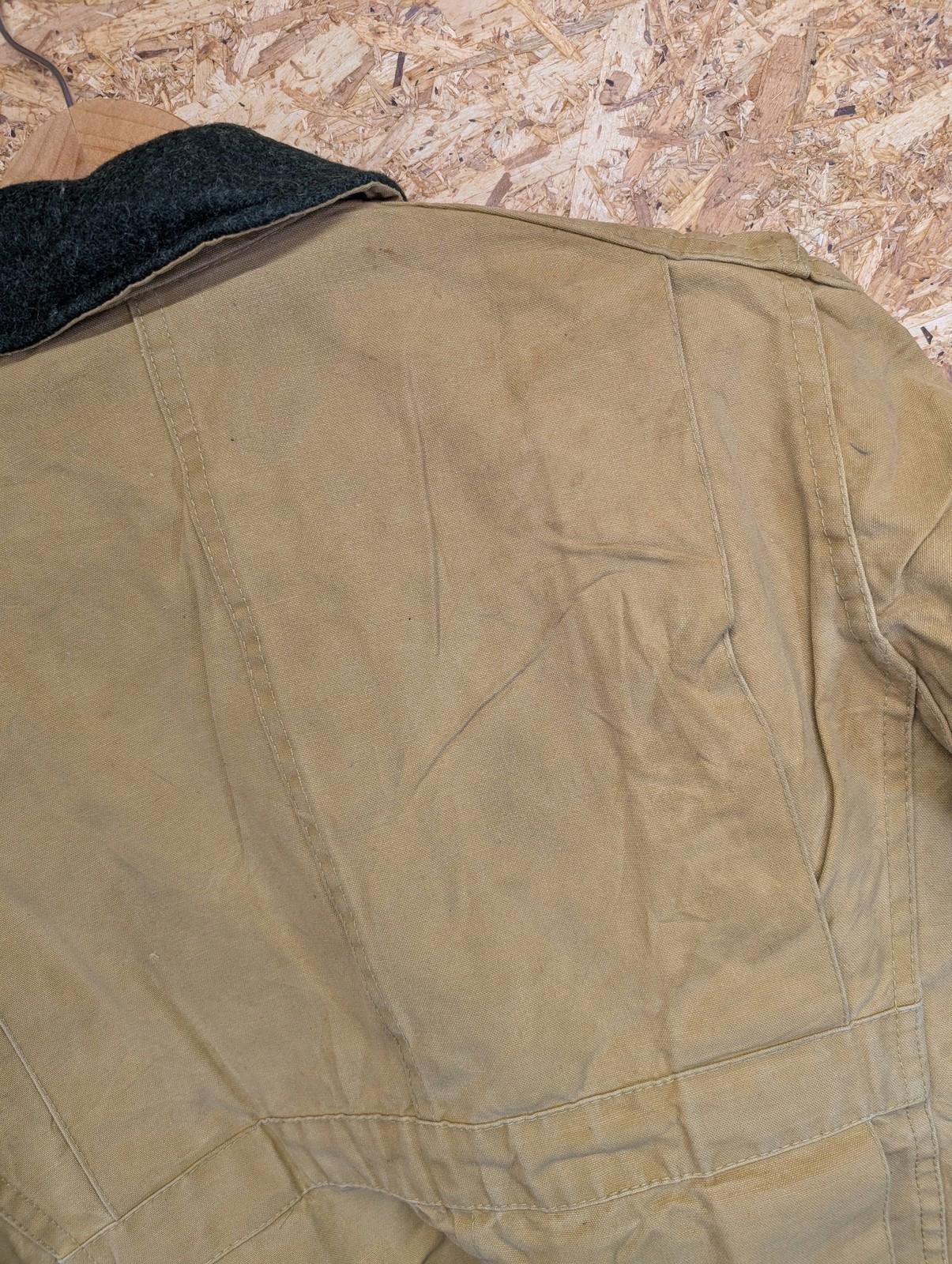 Filson Jacket Size Small 36 Men Style 64 Tin Cloth Made In USA Tan Duck Brown