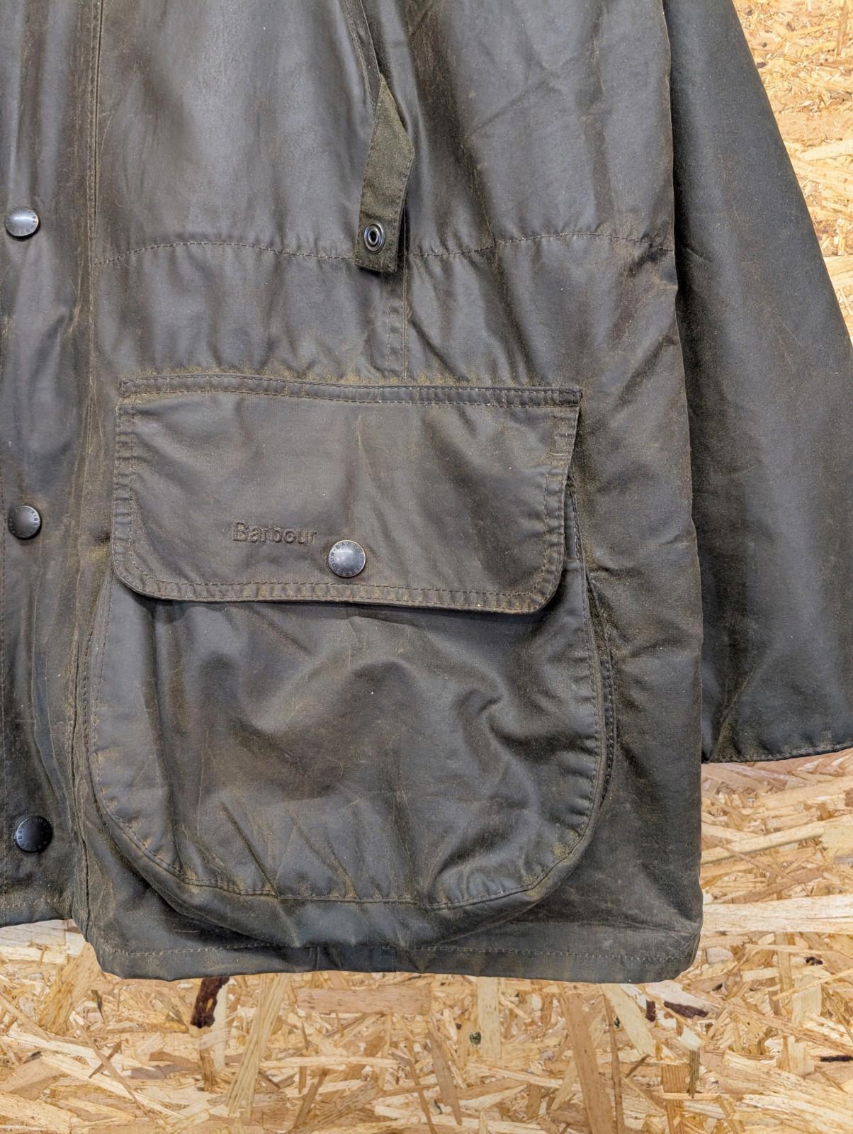 Barbour Berwick Wax Jacket XL Men A570 Long Cotton Brown England Made Tartan