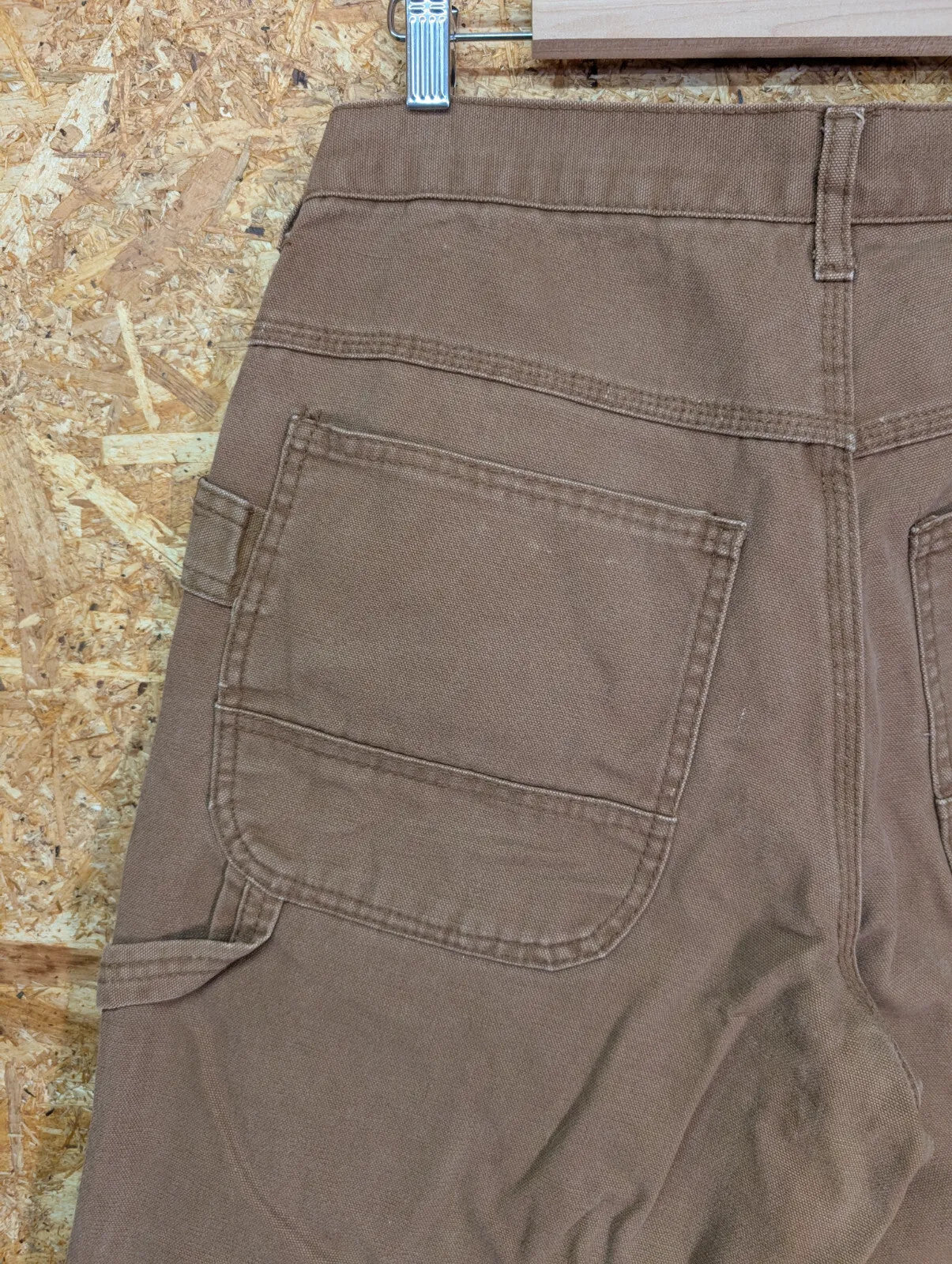 Lakin Mckey Trading Co Carpenter Pants Brown Canvas Cargo Utility Vintage Jeans