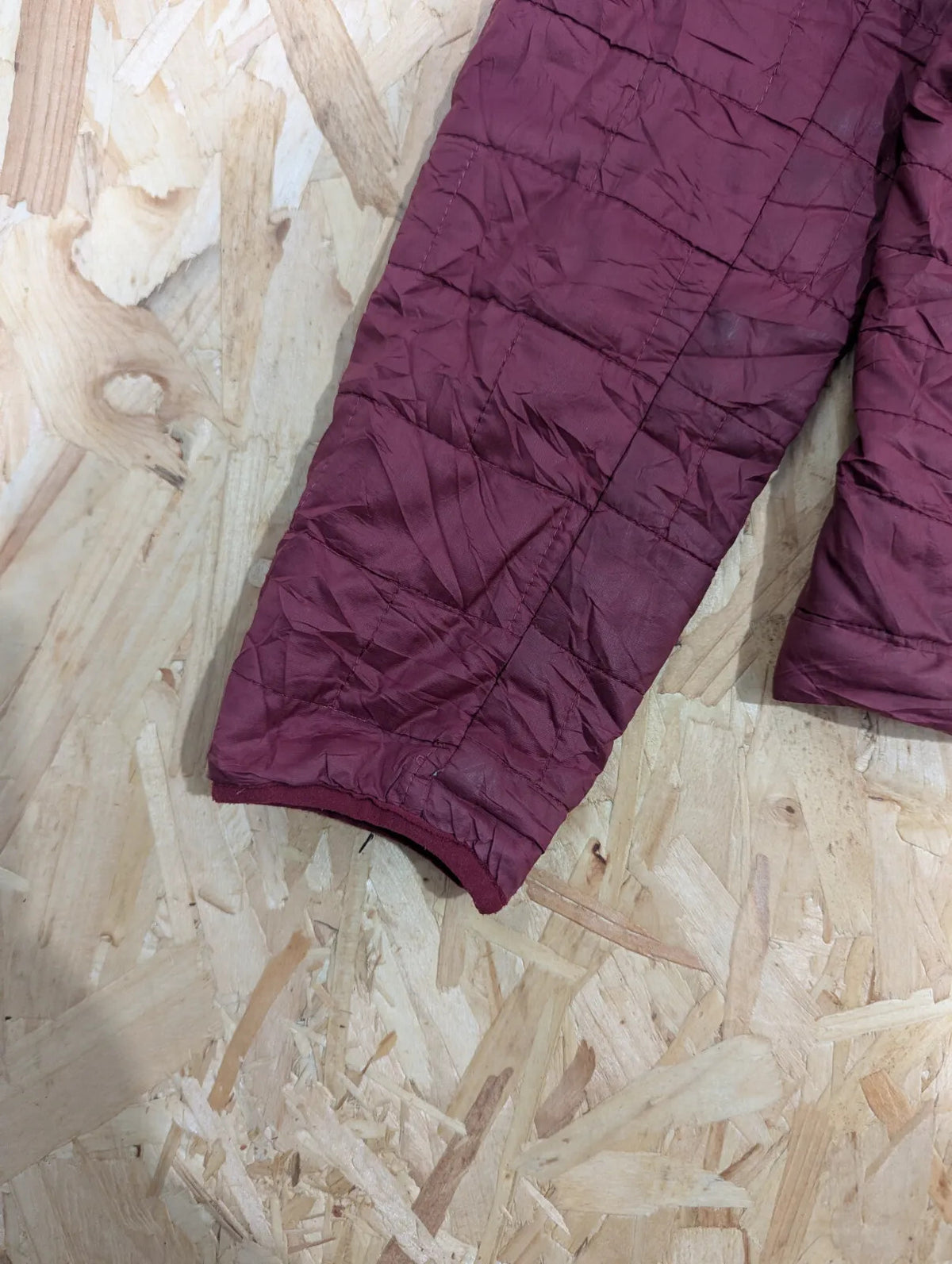 Patagonia Nano Puff Jacket Women Small Burgundy PrimaLoft Quilted Insulated Hood