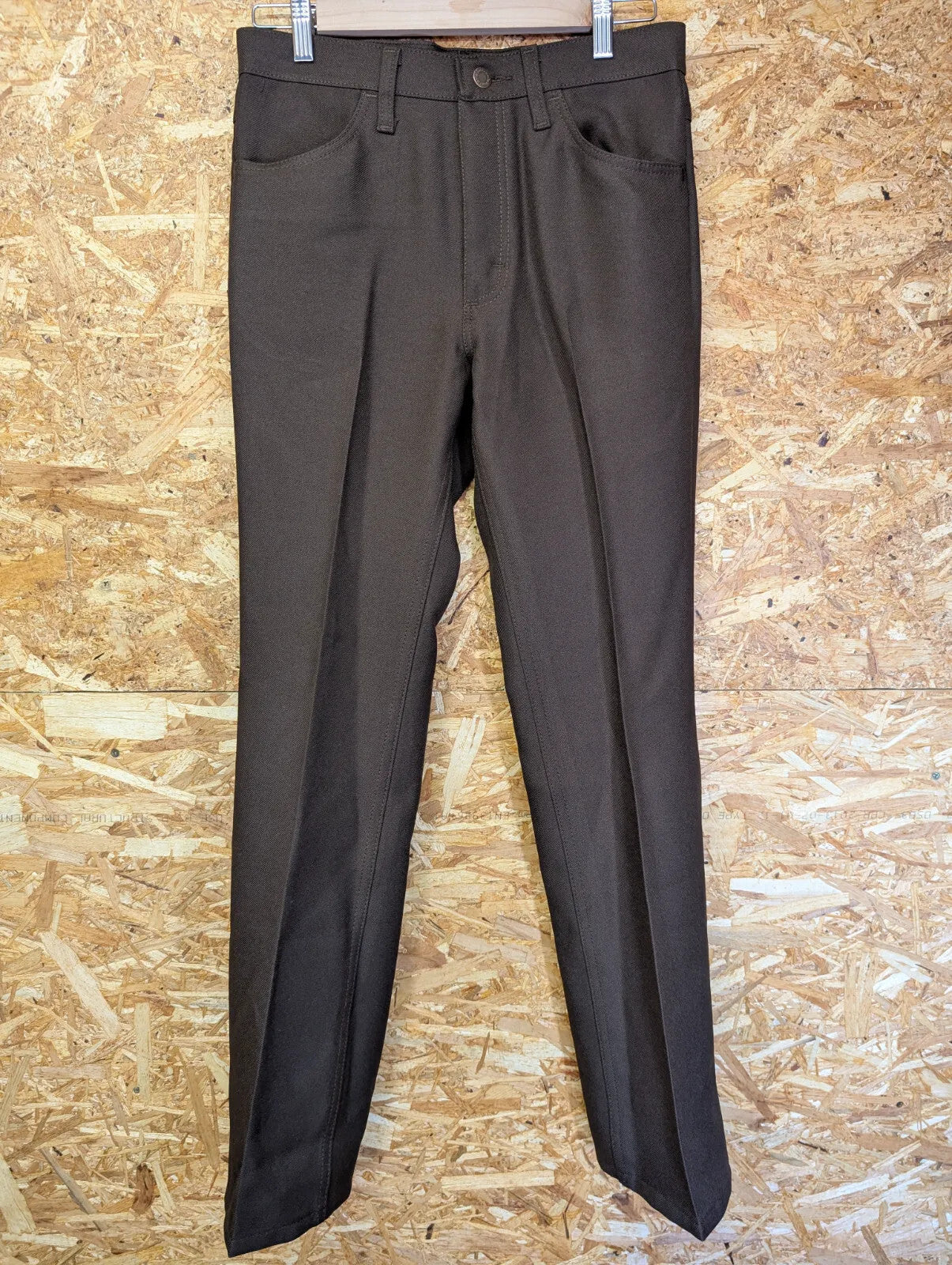 Vintage Wrangler Wrancher Bootcut Trousers W30 L32 Mens Brown Stretch A001 NWT