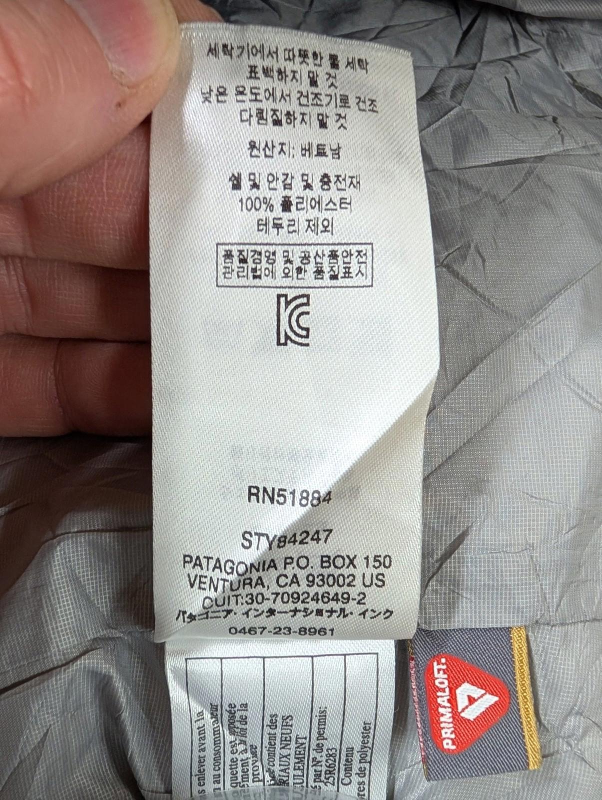 Patagonia Nano Puff Vest Medium Women Grey Gilet Insulated Bodywarmer Jacket