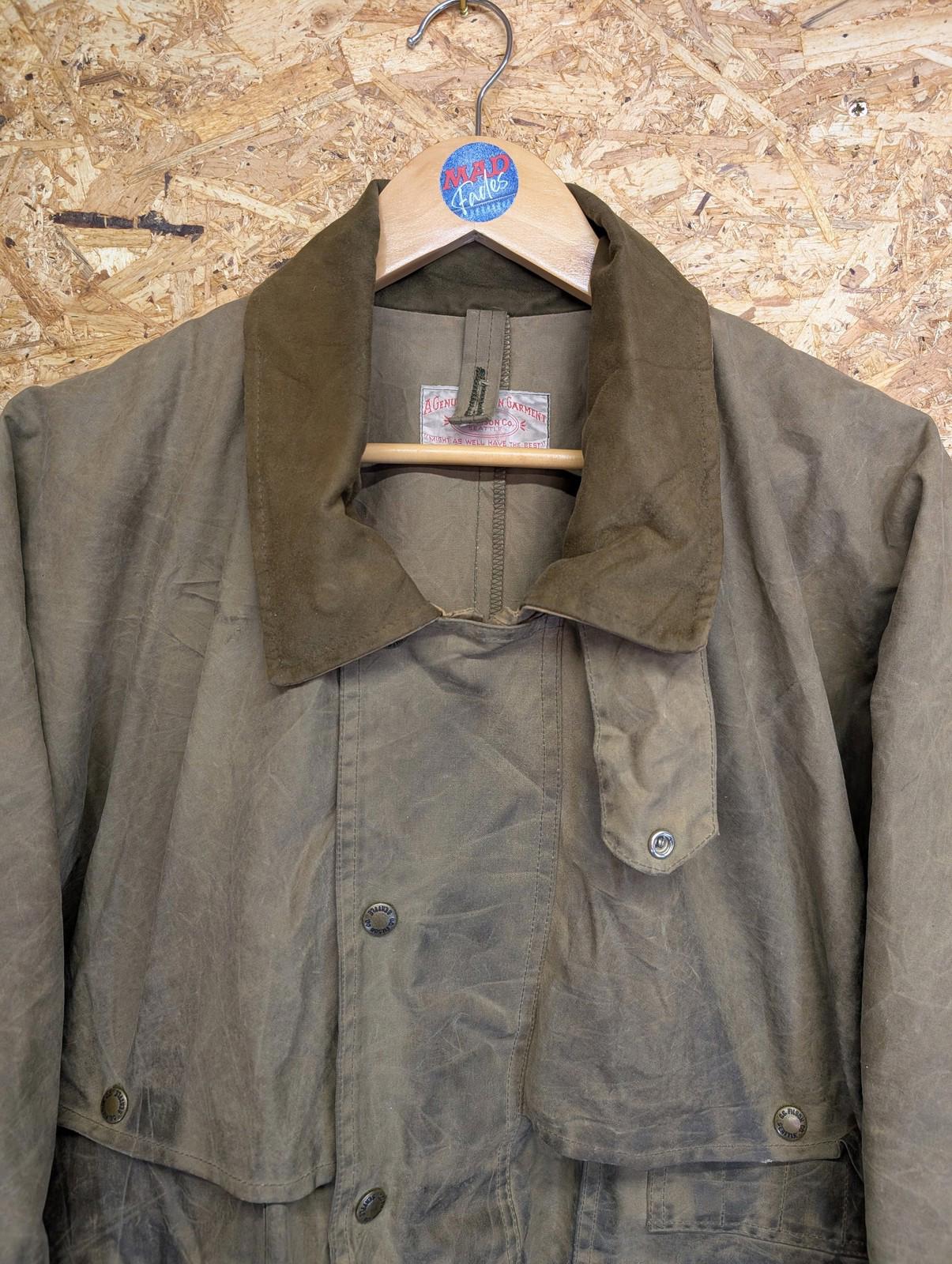 Filson Tin Cloth Packer 2XL Jacket Wax Cotton Field Coat Khaki Brown Double USA