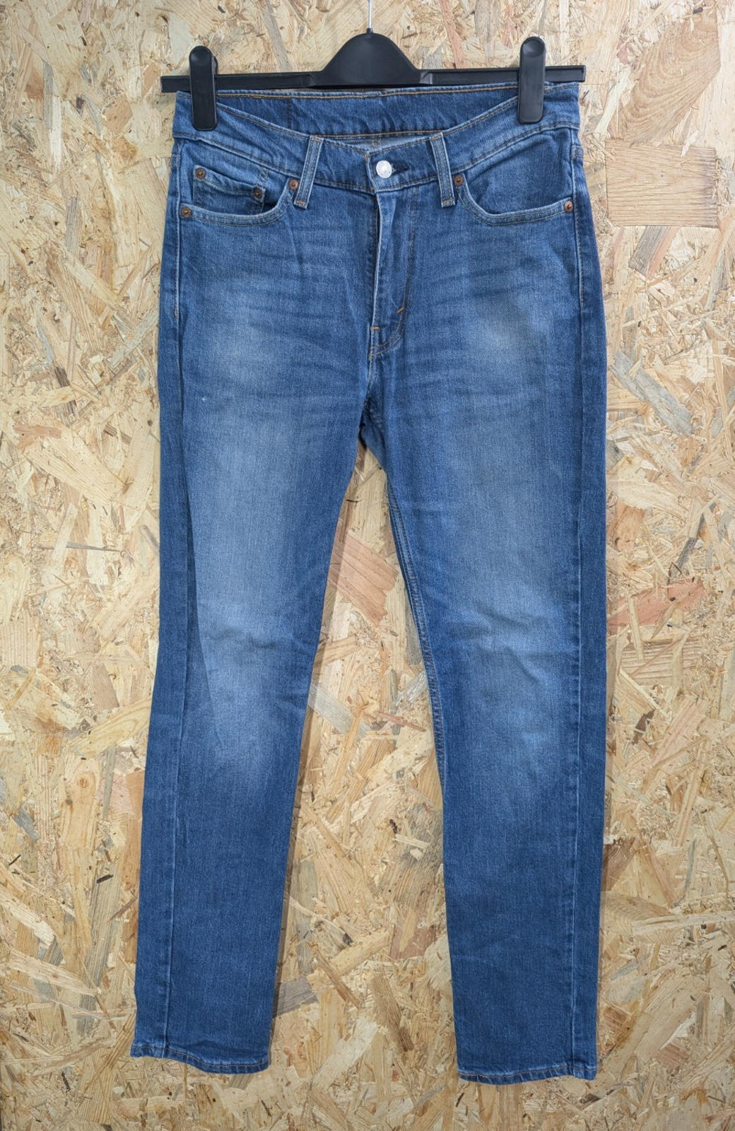 Levis 511 Slim Blue Jeans W30 L32 Men Straight Fit Red Tab Zip Fly Stretch Denim