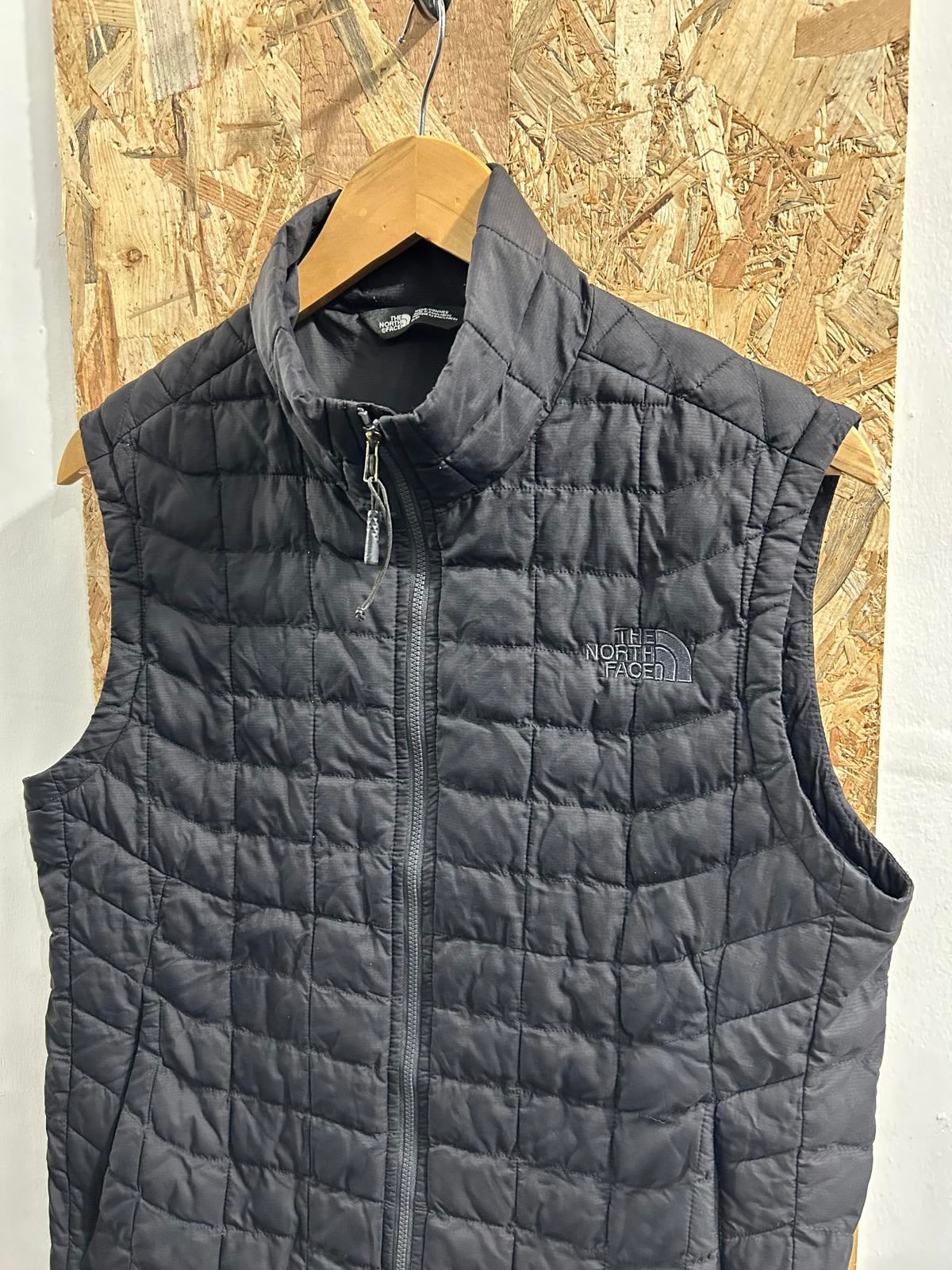 North Face Mens Size Small TNF Thermal Insulation Black Puffer Gilet Bodywarmer
