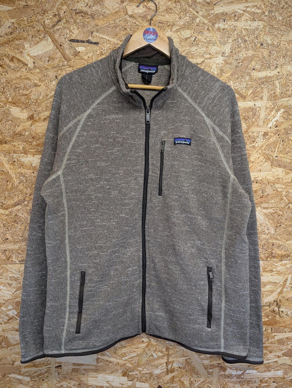 Patagonia Better Sweater Fleece Jacket Large Men Oatmeal Brown Full Zip Hiking