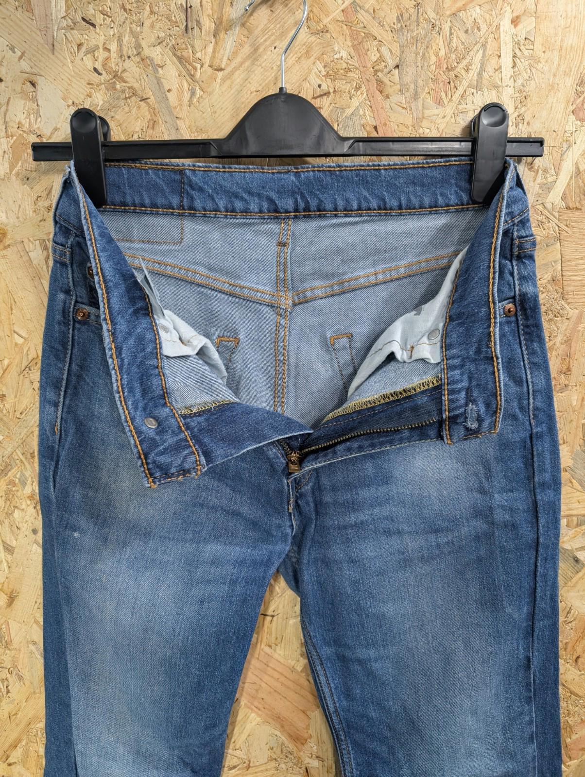 Levis 511 Slim Blue Jeans W30 L32 Men Straight Fit Red Tab Zip Fly Stretch Denim