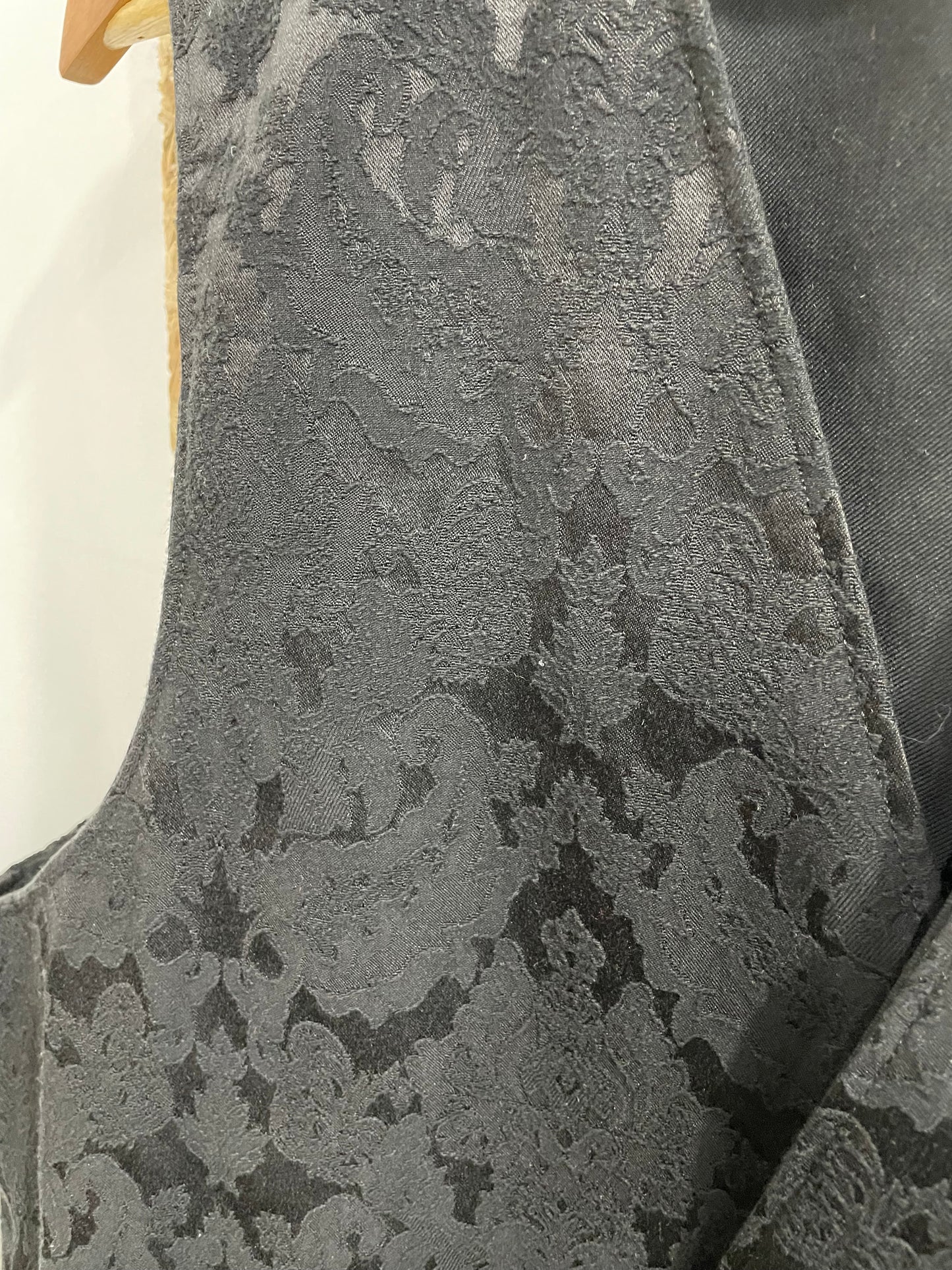 Engineered Garments Reversible Black Waistcoat Lined Vest Made In USA Small