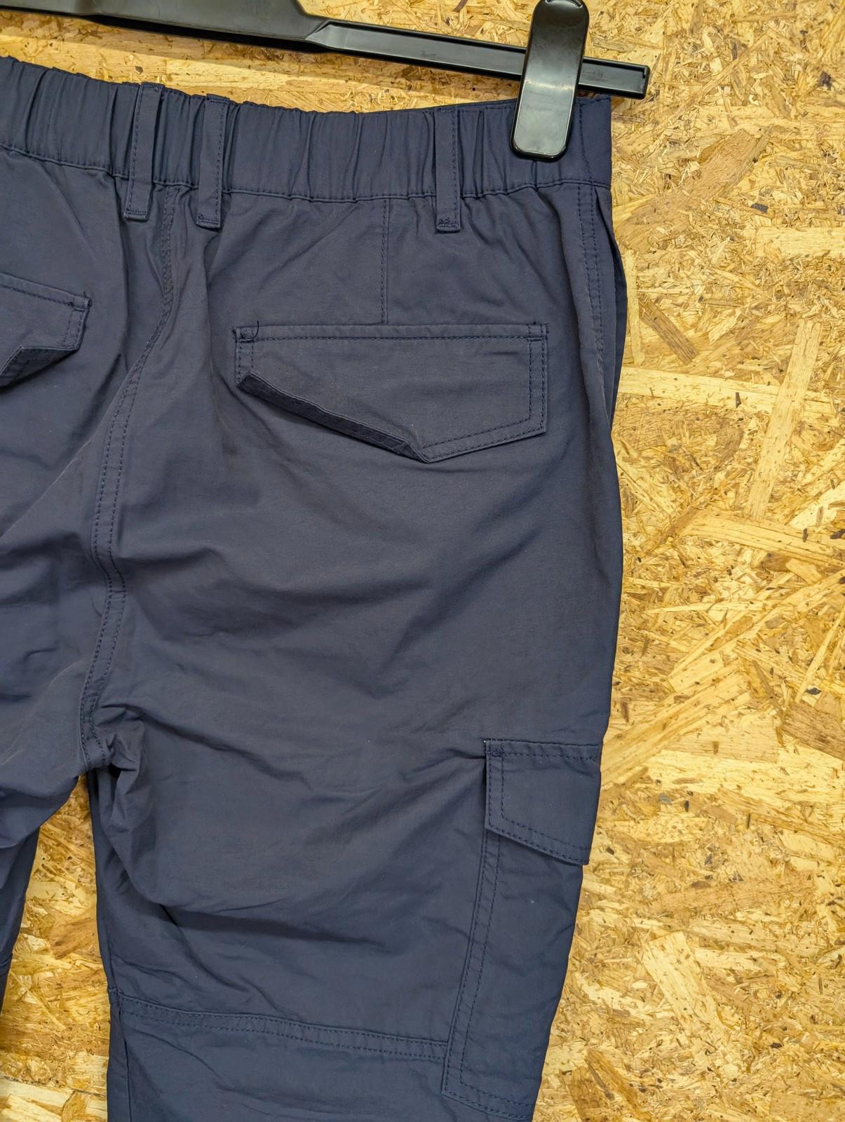 Paul Smith Mens Cargo Trousers W30 L30 Navy Blue Slim Zip Ankle Track Casual