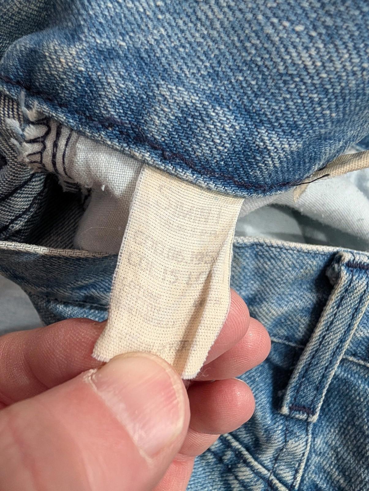 Armani Jeans Mens Size W34 L29 Vintage 90s Stonewashed Blue Denim Straight Leg