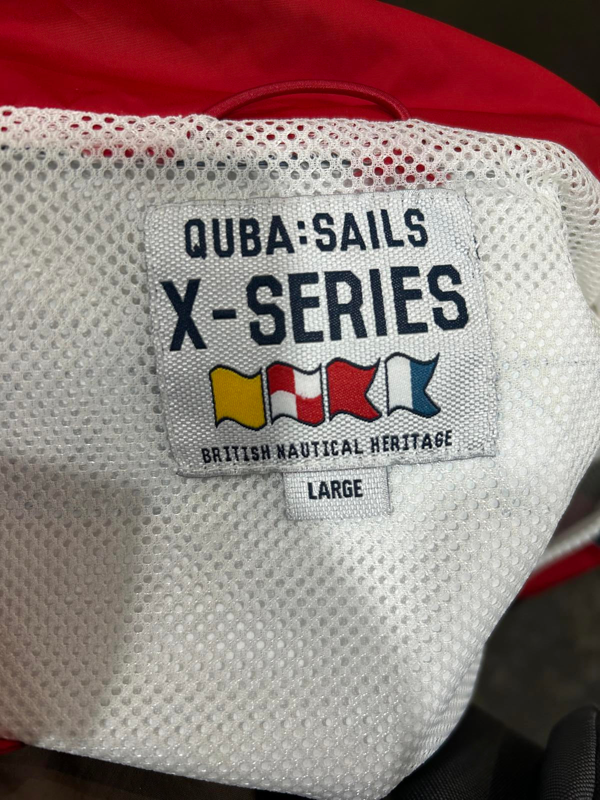 Quba Sails Jacket Mens Size Large X-Series Nautical Heritage Waterproof Jacket
