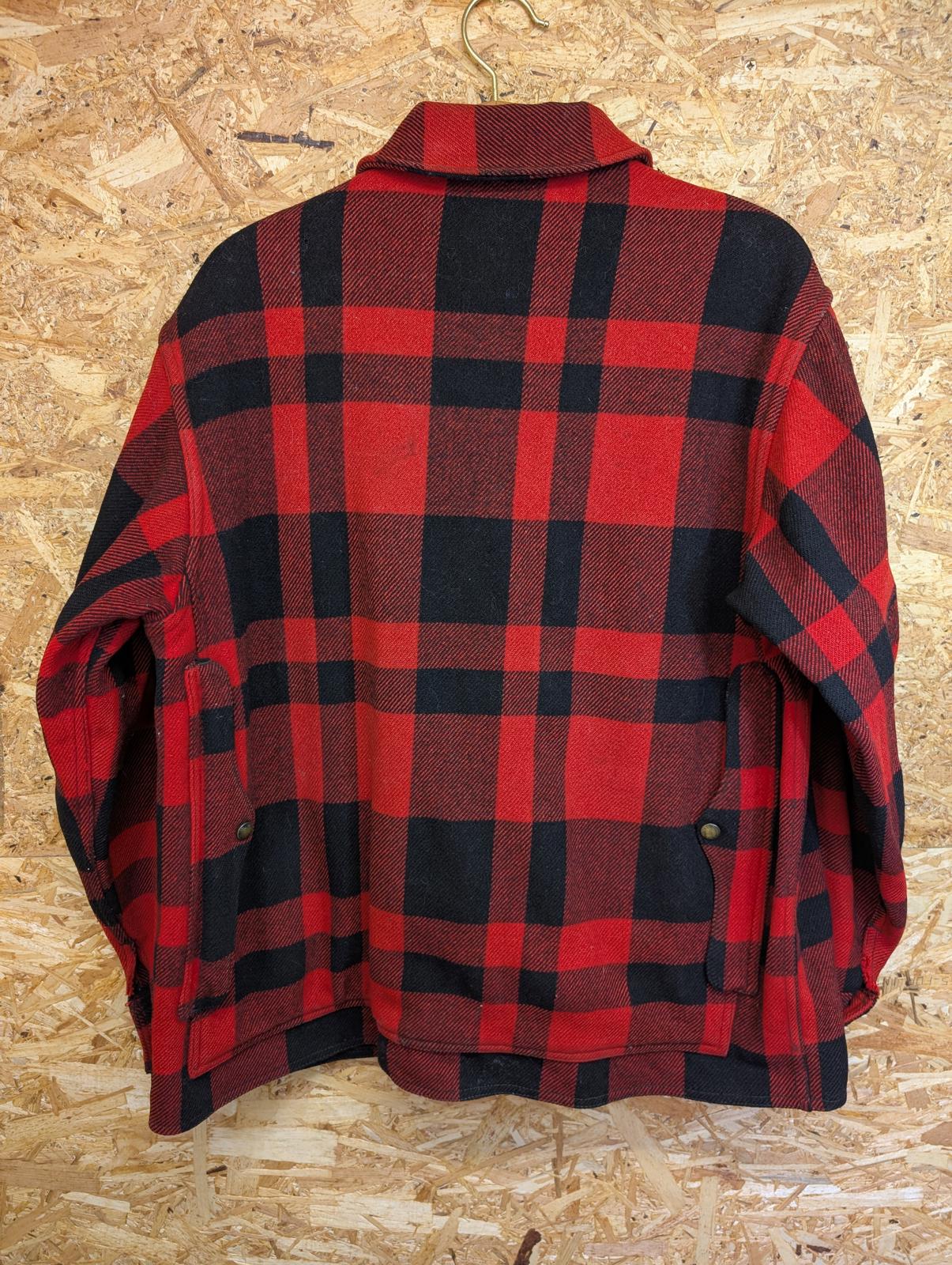Filson Mackinaw Wool Union Cruiser Mens Large Jacket Made USA Vintage 50s