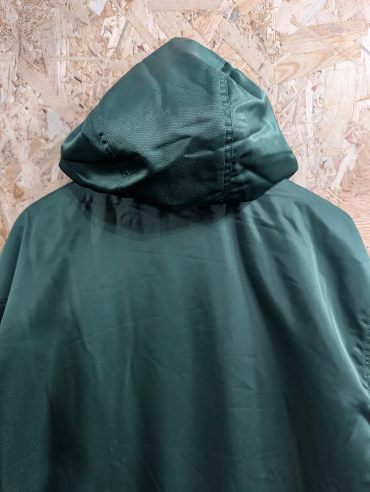 Nike Hooded Jacket  Green Fleece Lined Herren Parka Mens Oversized XL