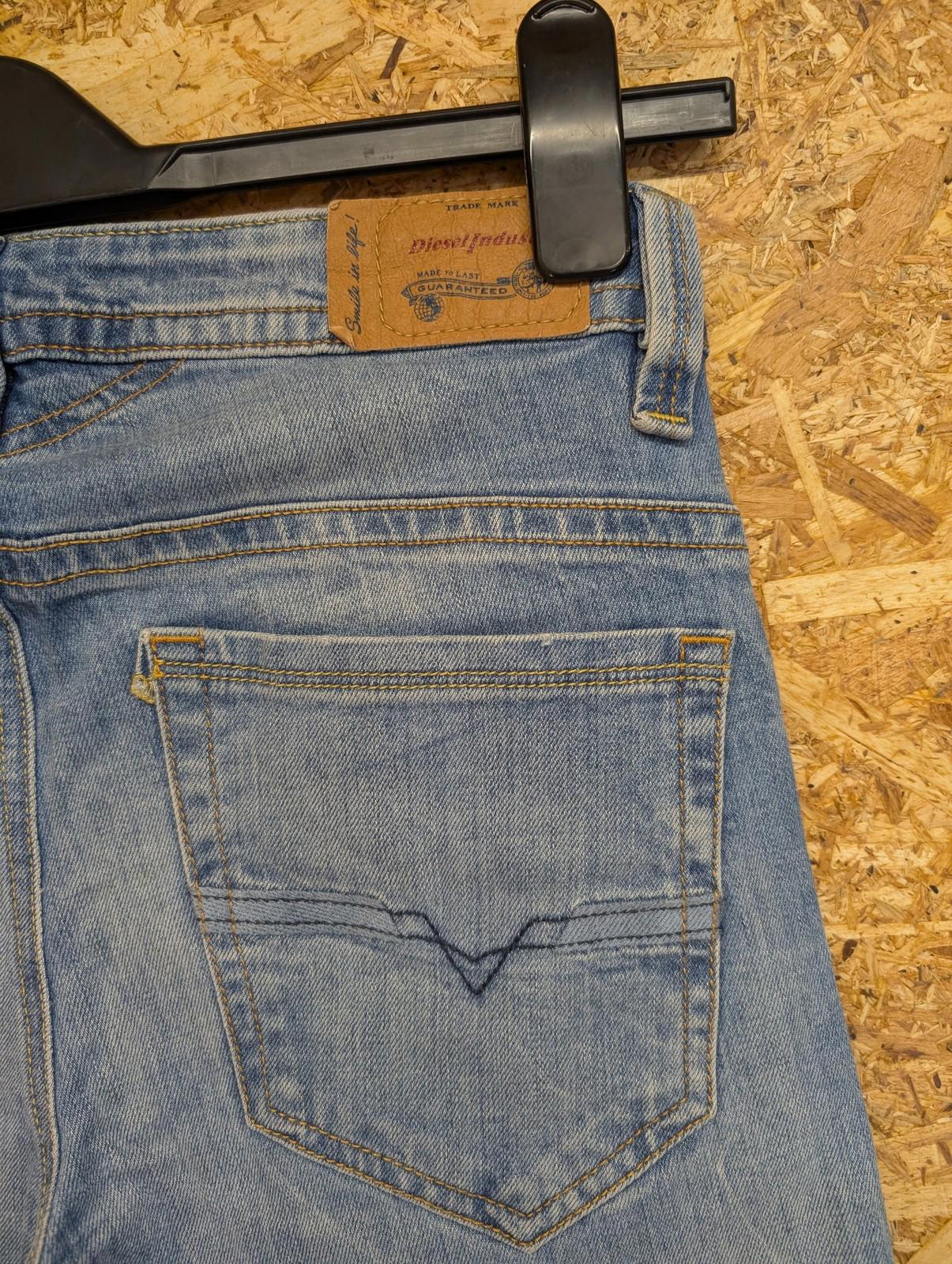 Diesel Thavar J Jeans Girls Slim Fit Light Blue Denim Youth Slim Skinny Rock