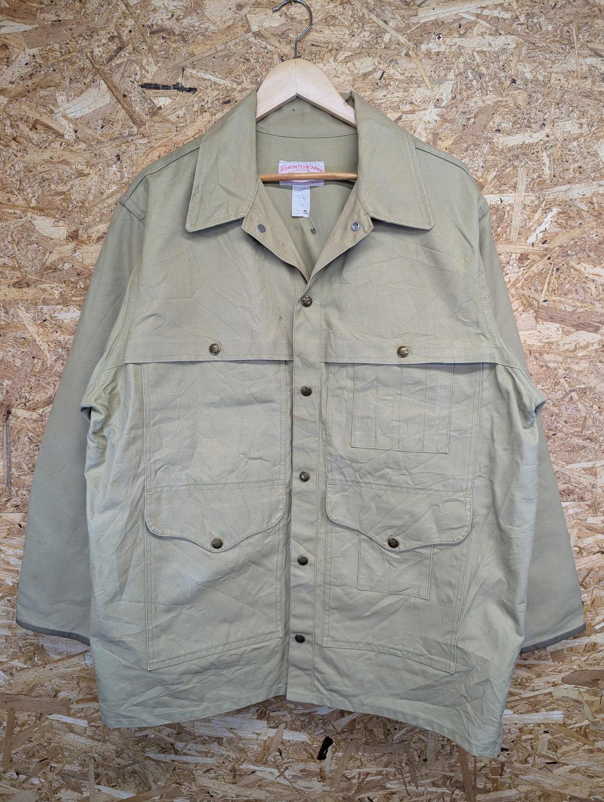 Filson Dry Cotton Cruiser Jacket 2XL 46 Men Packer Double Tan USA Made Vintage