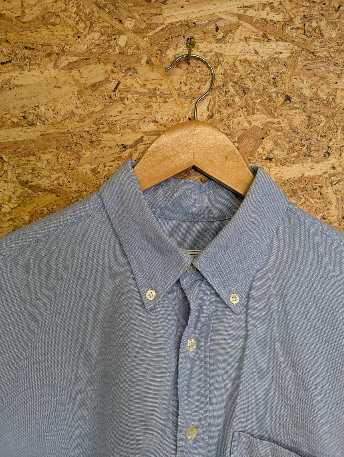 Lacoste Shirt Large Vintage Y2K Long Sleeve Blue Cotton