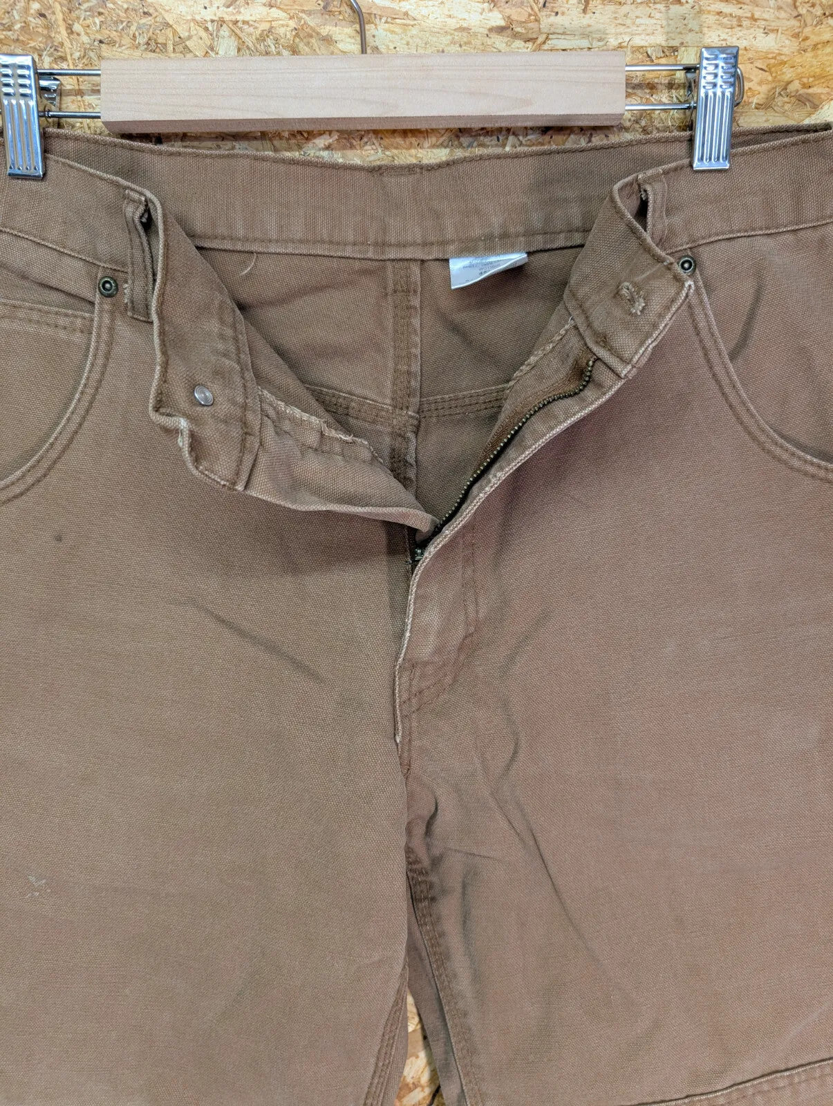 Lakin Mckey Trading Co Carpenter Pants Brown Canvas Cargo Utility Vintage Jeans