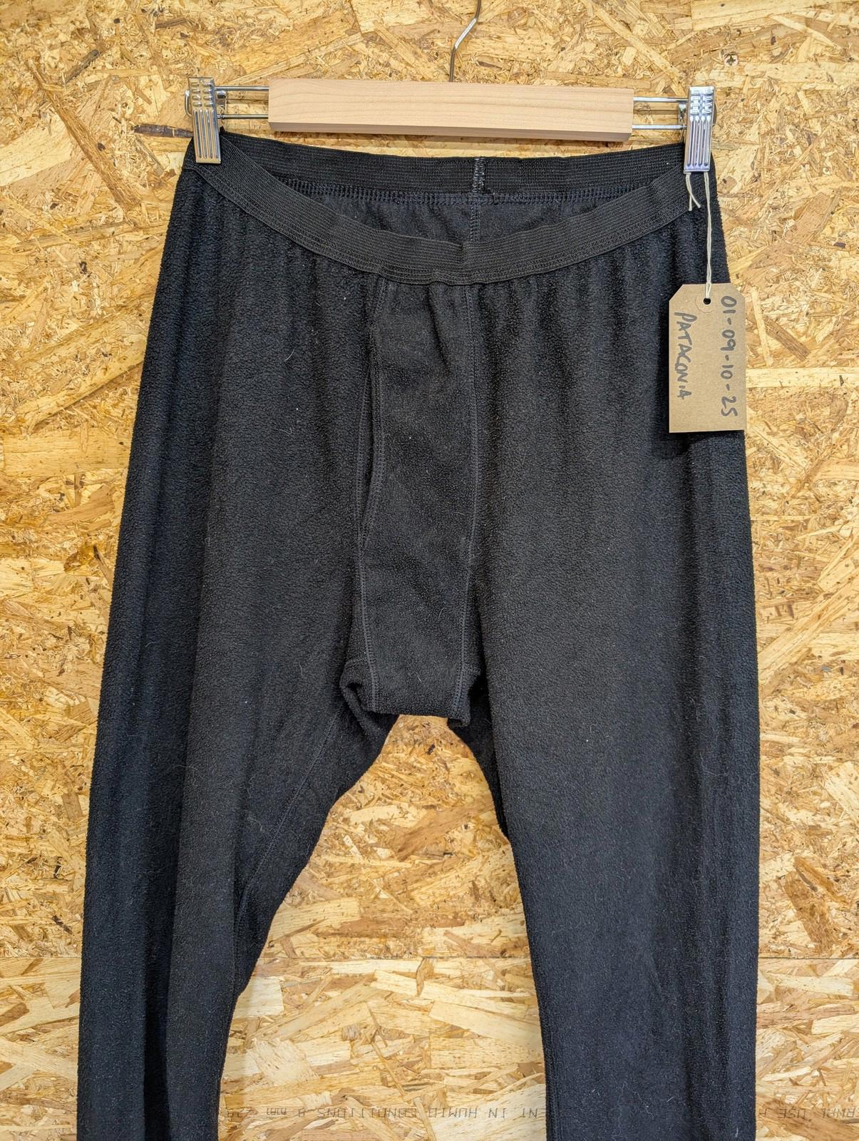 Patagonia Capilene Joggers Medium Men Fleece Base Layer Thermal Black Leggings