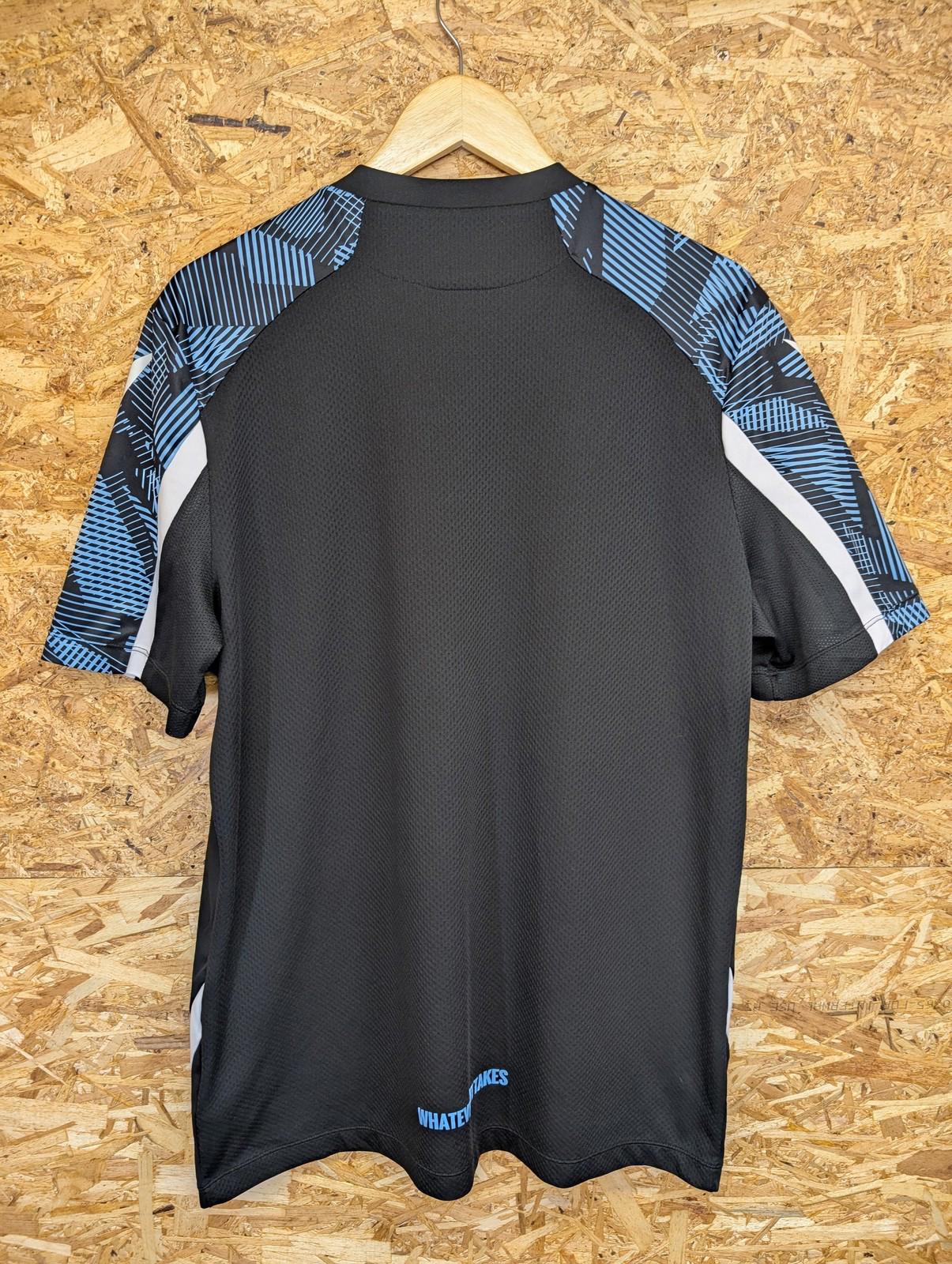 Glasgow Warriors Rugby Shirt Men XXL Macron 2022-23 Black Blue 2XL Official