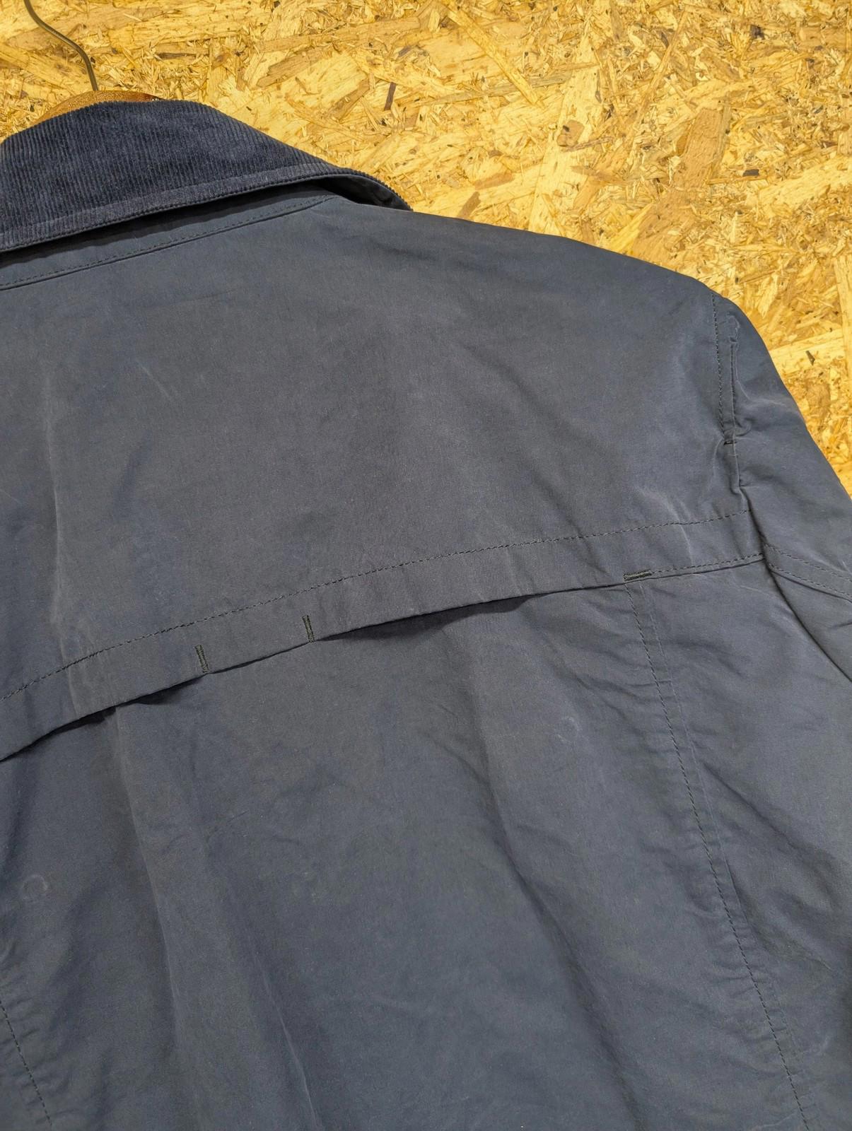 Wrangler Mac Jacket XL Men Corduroy Collar Blue Polyester Mid-Length Smart