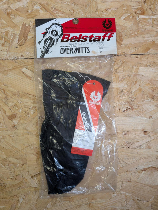 Vintage Belstaff Trialmaster Nylon Over Mitts Motorcycle Mittens Size EX Small