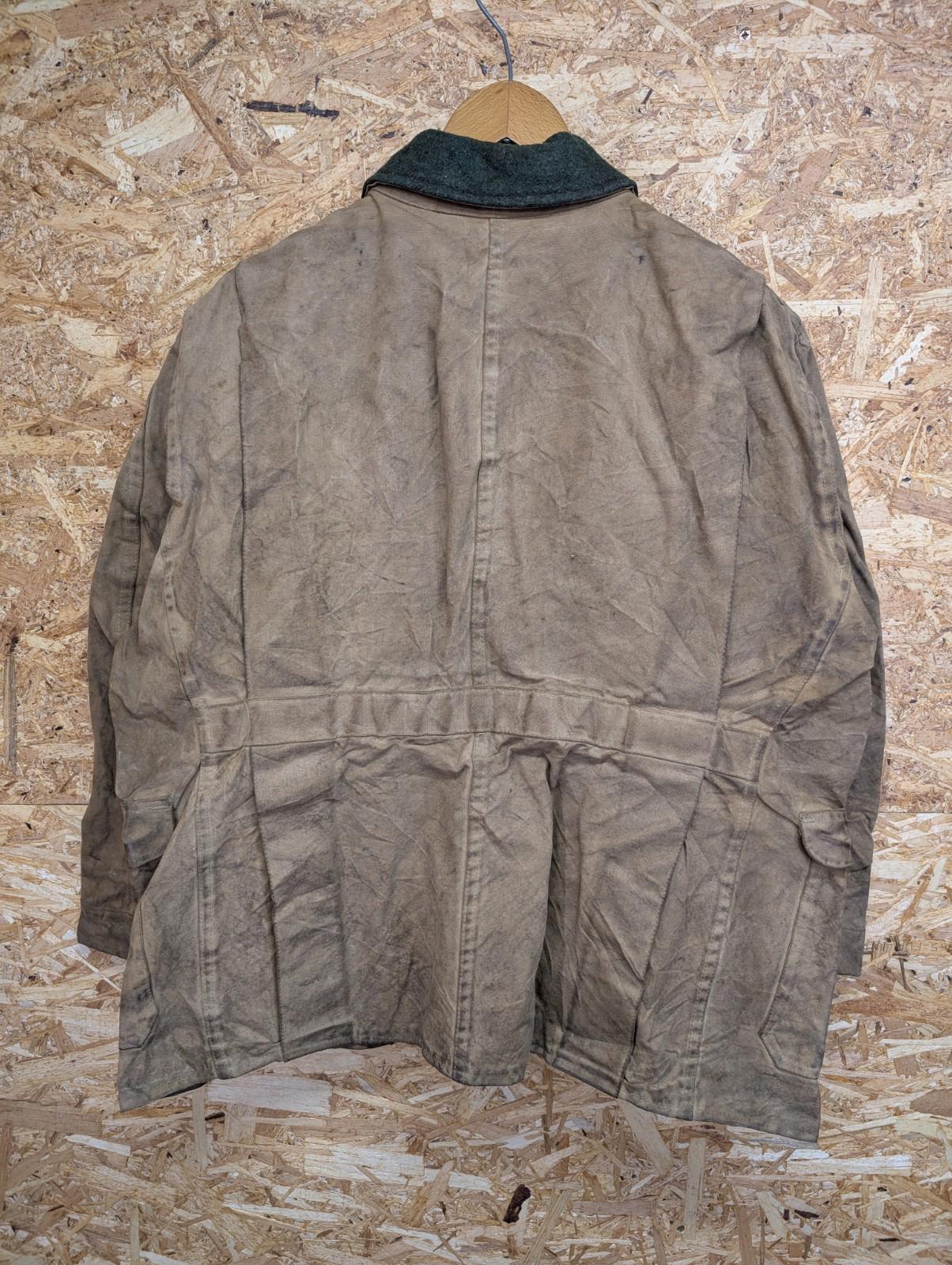 Filson Tin Cloth Field Jacket 2XL 46 Men Hunting Vintage Brown Canvas Duck Coat