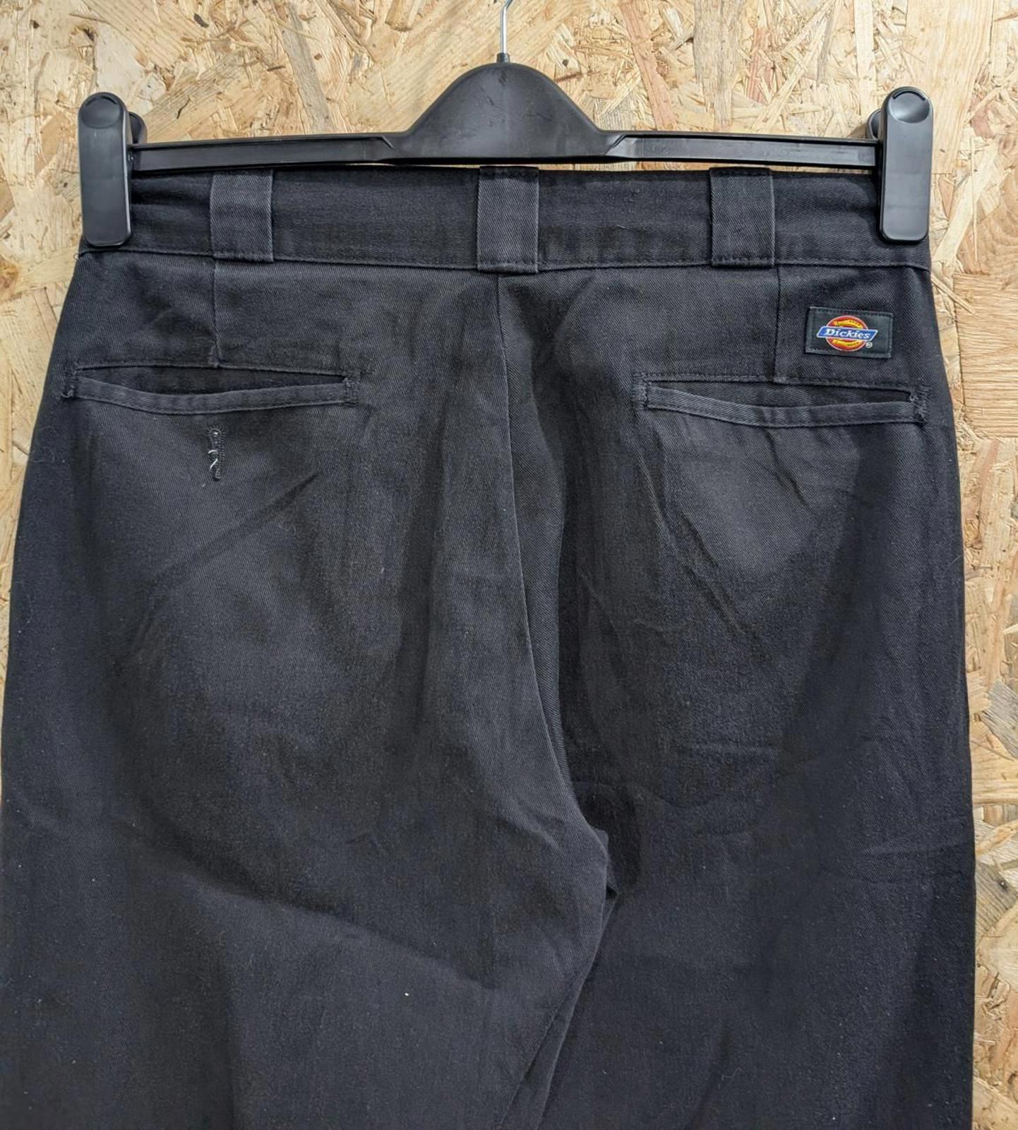 Dickies 874 Skate Chino Pants W30 L32 Black Trousers Baggies Skate Zip Relaxed