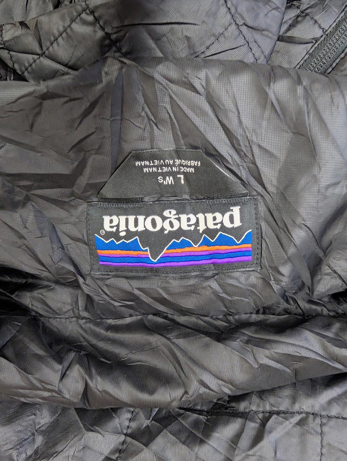 Patagonia Nano Puff Vest Large Women Quilted Insulated Black Layer Lightweight