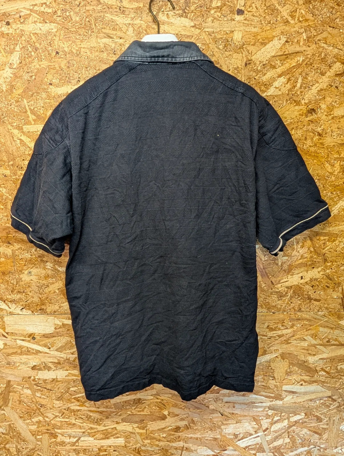 Bushmills Black Bush Rugby Shirt Mens Large Cotton Ireland Whiskey 1608 90s