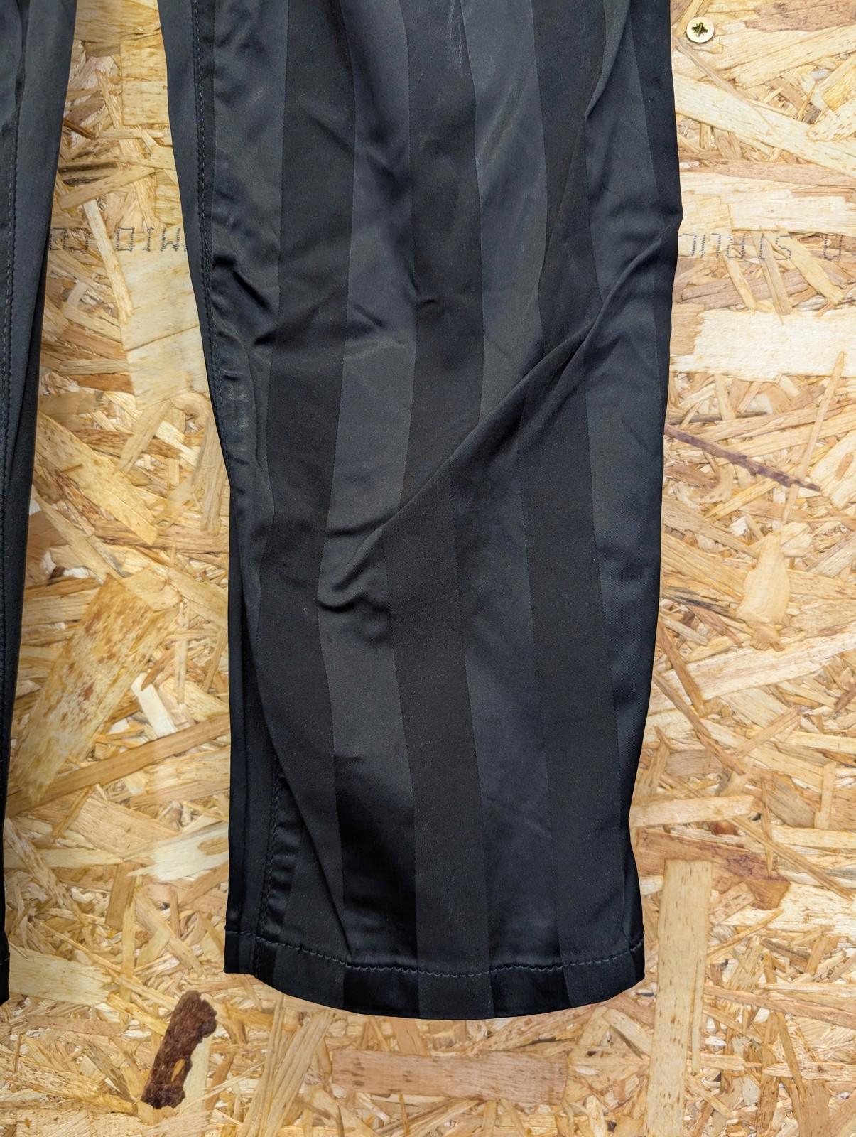 Versace Jeans Girls Age 4-5 W20 L25 Black Striped Trousers Vintage Style