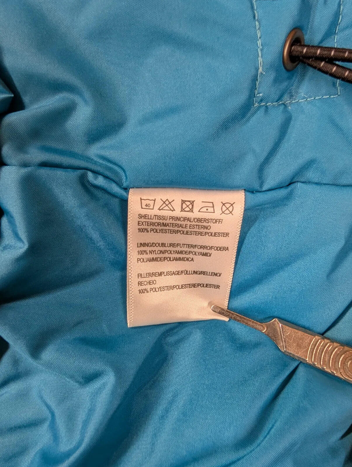 ONeill Escape Series Ski Jacket Women Medium Teal Blue Waterproof Snowboard Hood