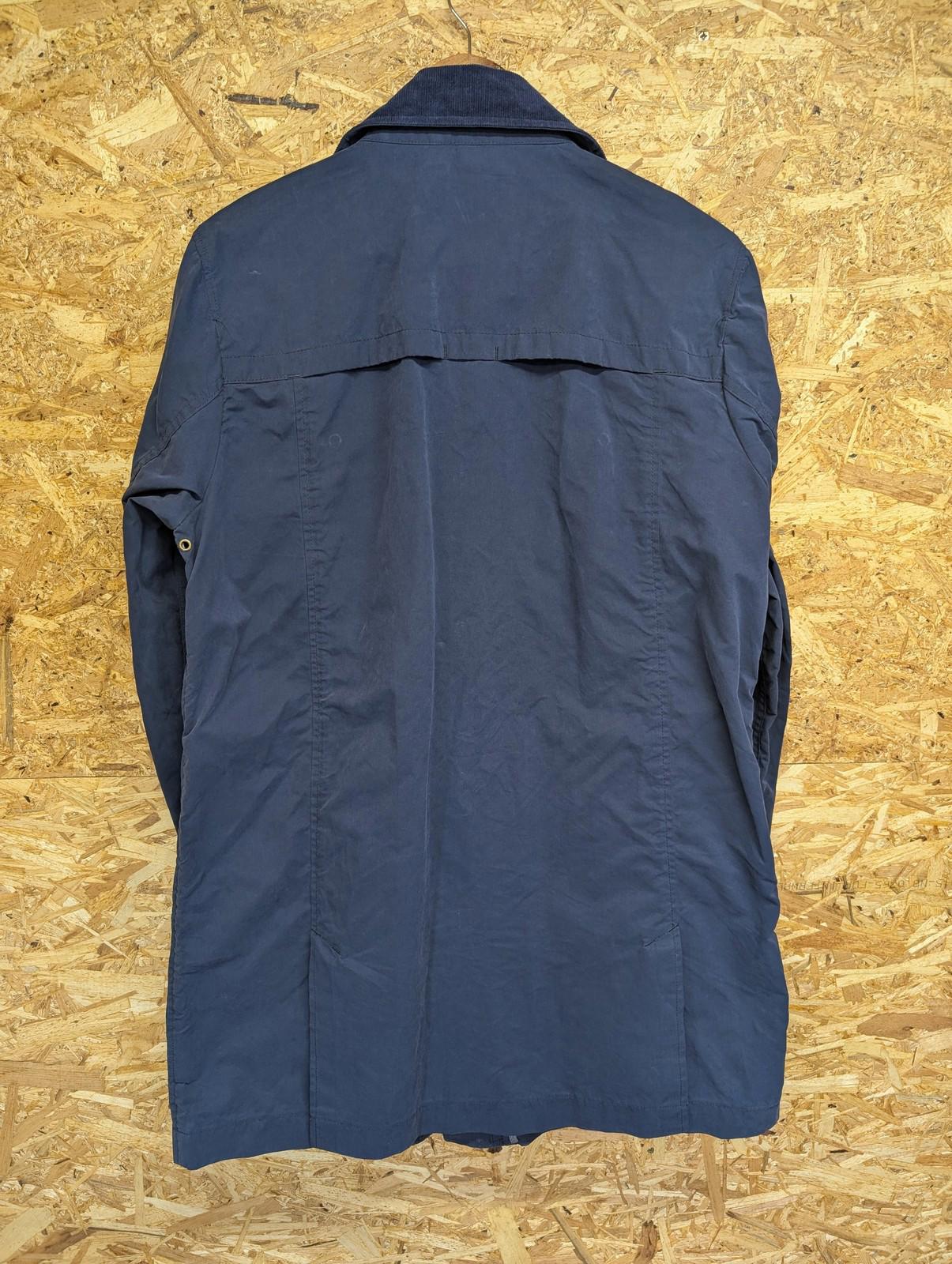 Wrangler Mac Jacket XL Men Corduroy Collar Blue Polyester Mid-Length Smart