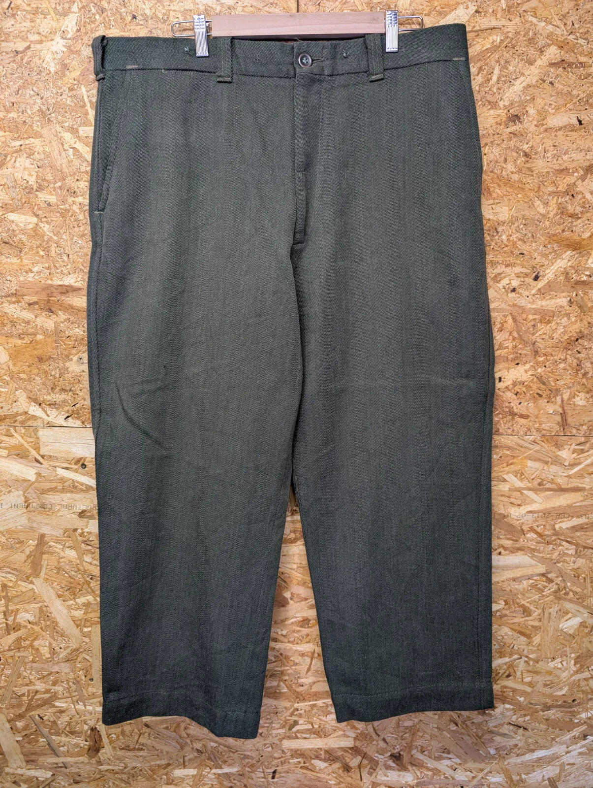 Filson Forestry Cloth Trousers W40 L28 Style 180 Wool Green Work Wear USA Made