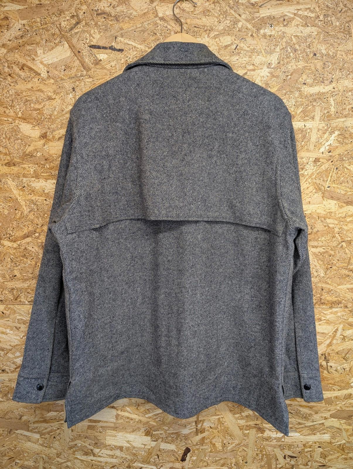 Filson Wool Cape Coat Medium Men Mid-Length Double Mackinaw Grey Jacket Vintage