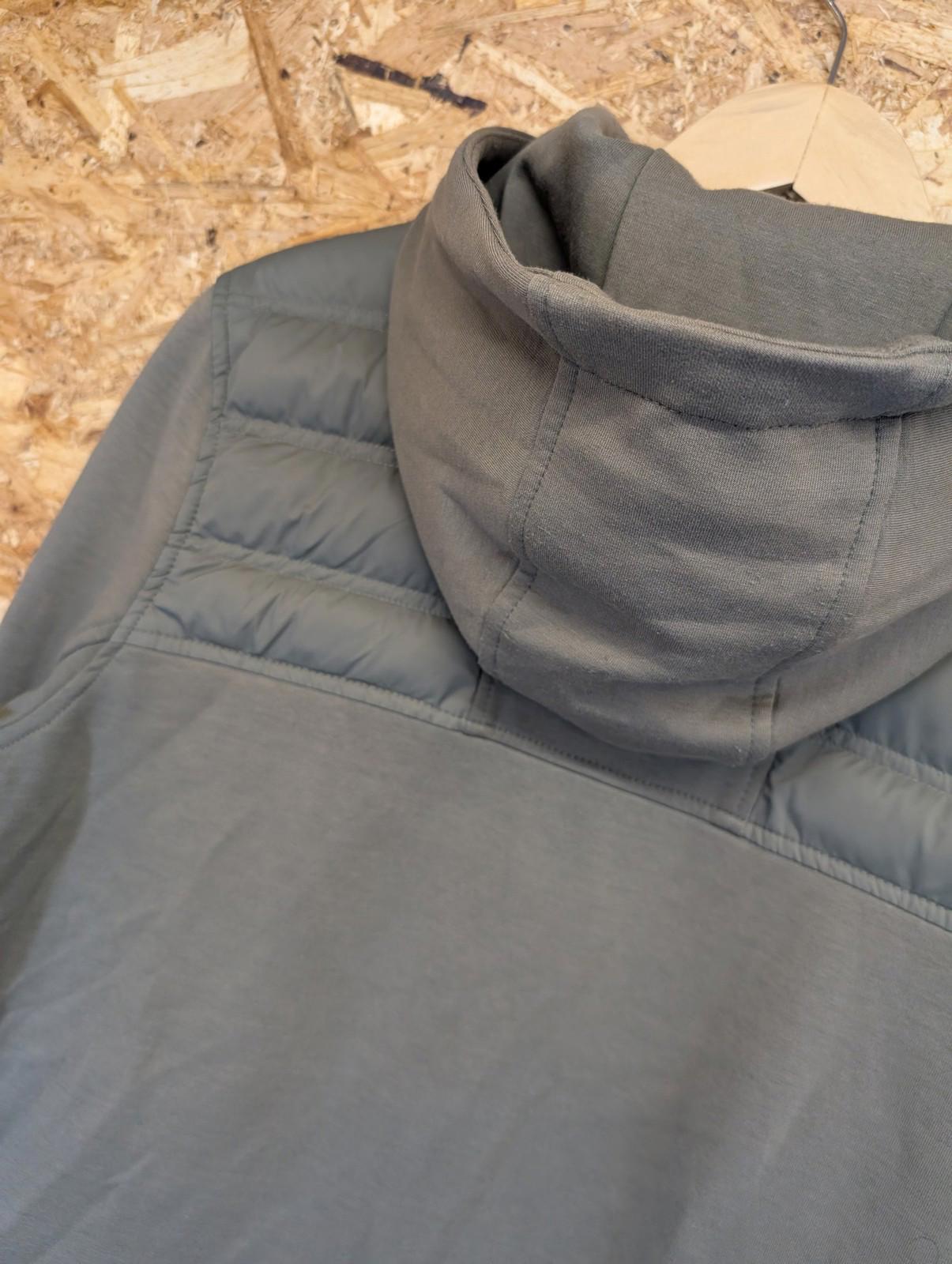 Alessandro Zavetti Puffa Jacket Medium Men Utility Track Khaki Green Zip Chore