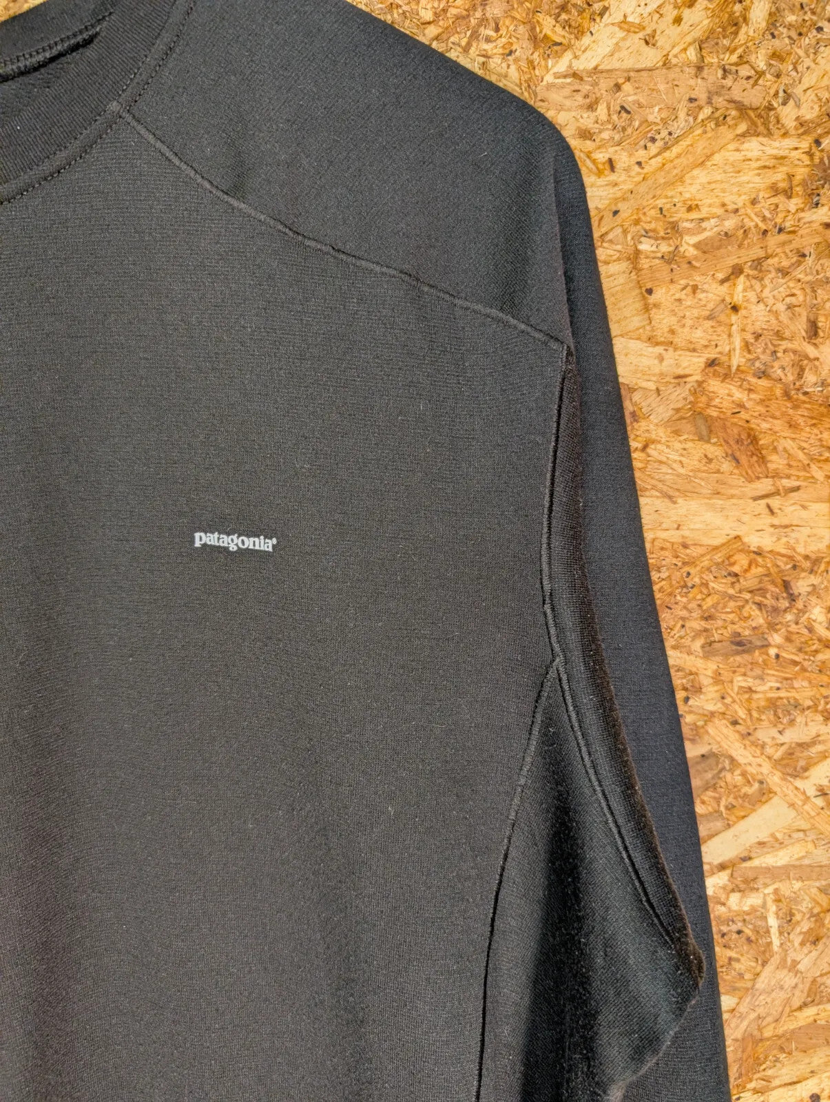 Patagonia Capilene 3 Base Layer Mens Large Black Polartec Power Dry L/S