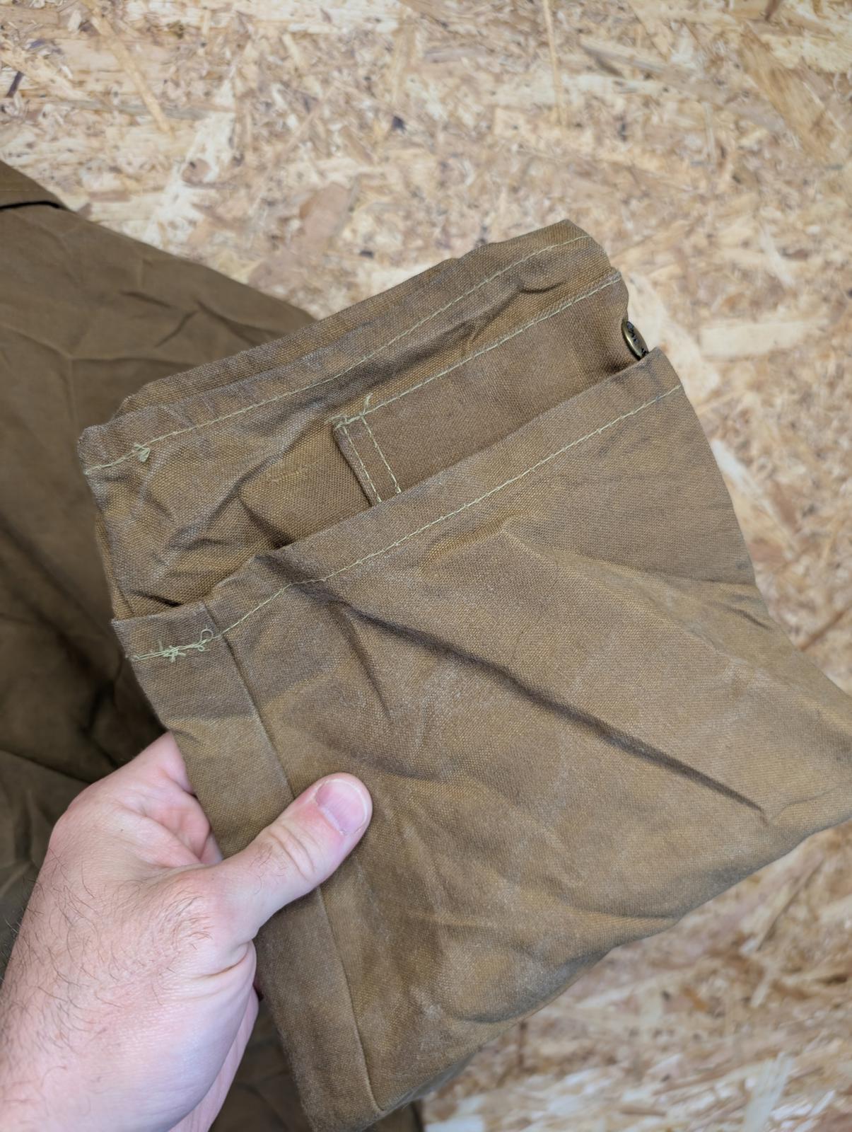 Filson Large Style 68 Tin Cloth Long Packer Coat Oil Finish Made In USA