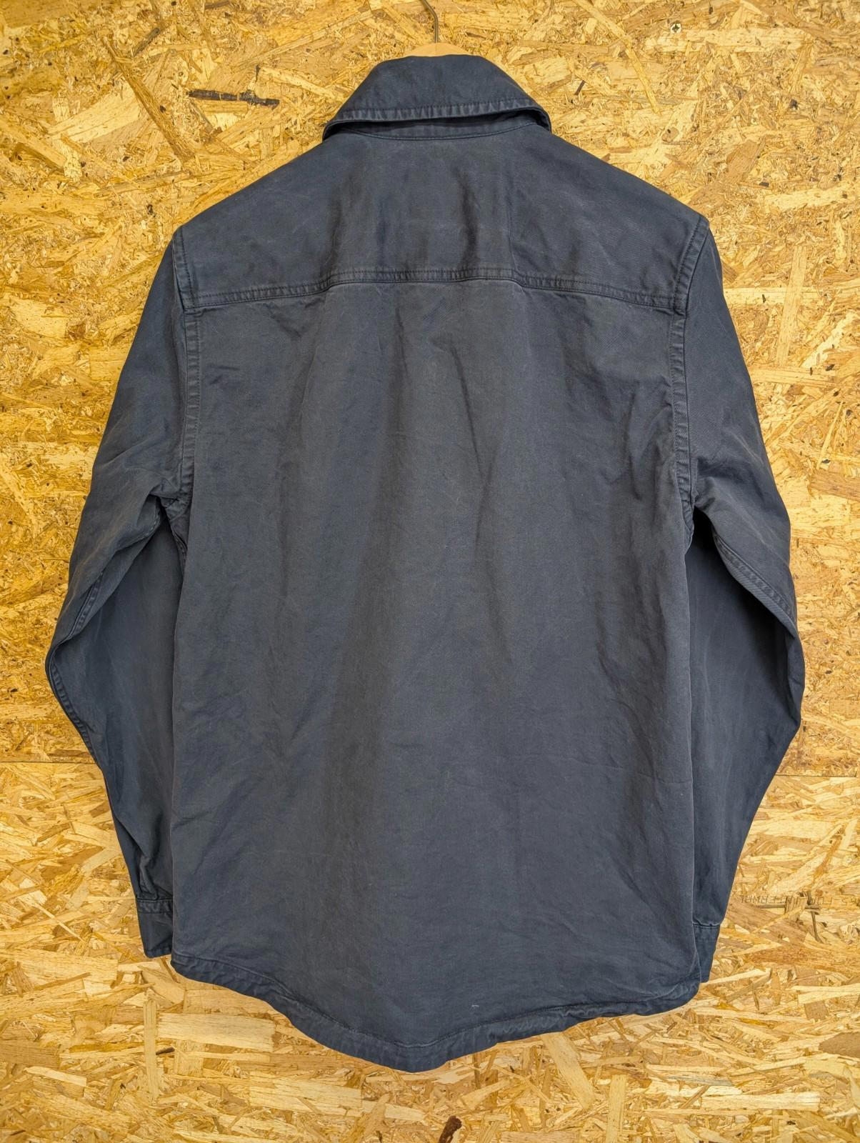 Hugo Boss Blue Overshirt Small Men Jacket Casual Canvas Cotton Chore Shacket